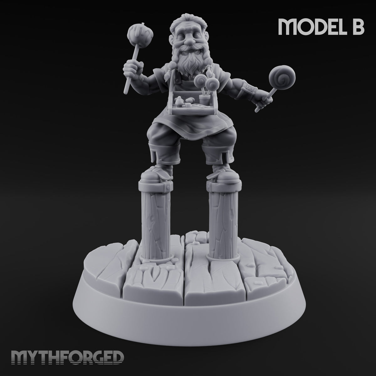 Stilts and Sprinkles Human and Gnome Candy Sellers — B