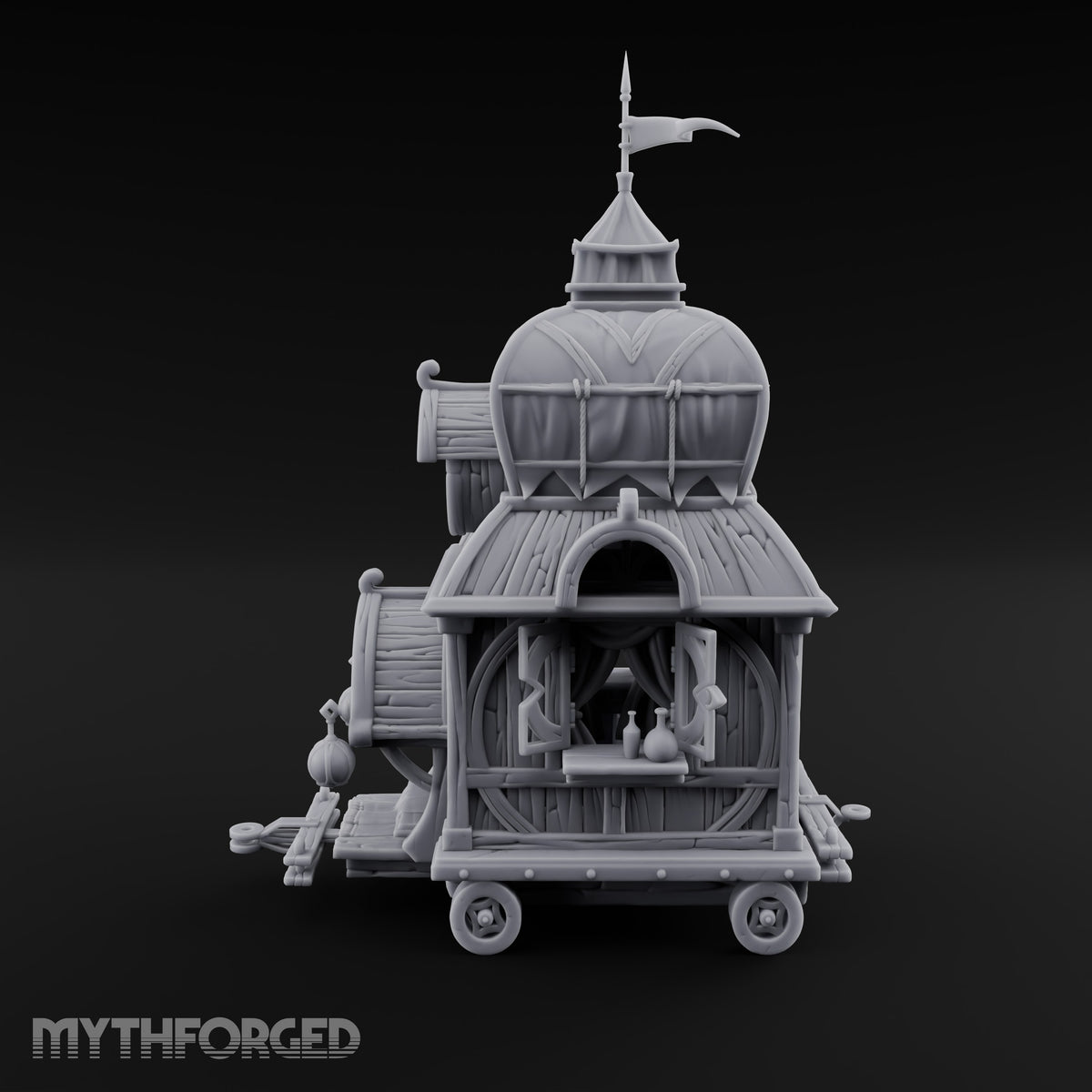 Your Future Rolls In Slowly Carnival Fortune Teller Wagon