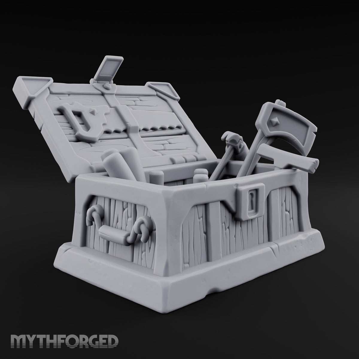 Everything Within Arm's Reach Wooden Carpenter Tool Chest