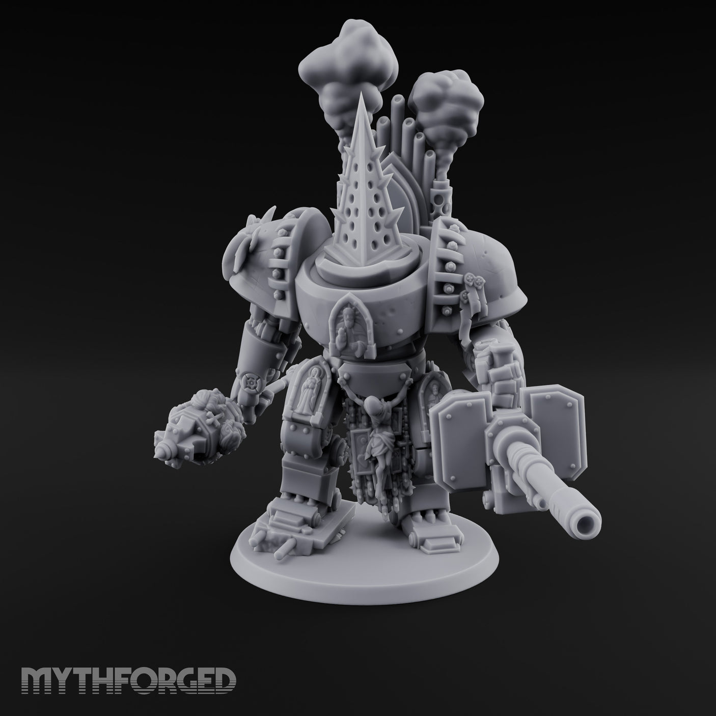 Cathedral Topped Steam Venting Anchorite Walker — Penitant / Autocannon