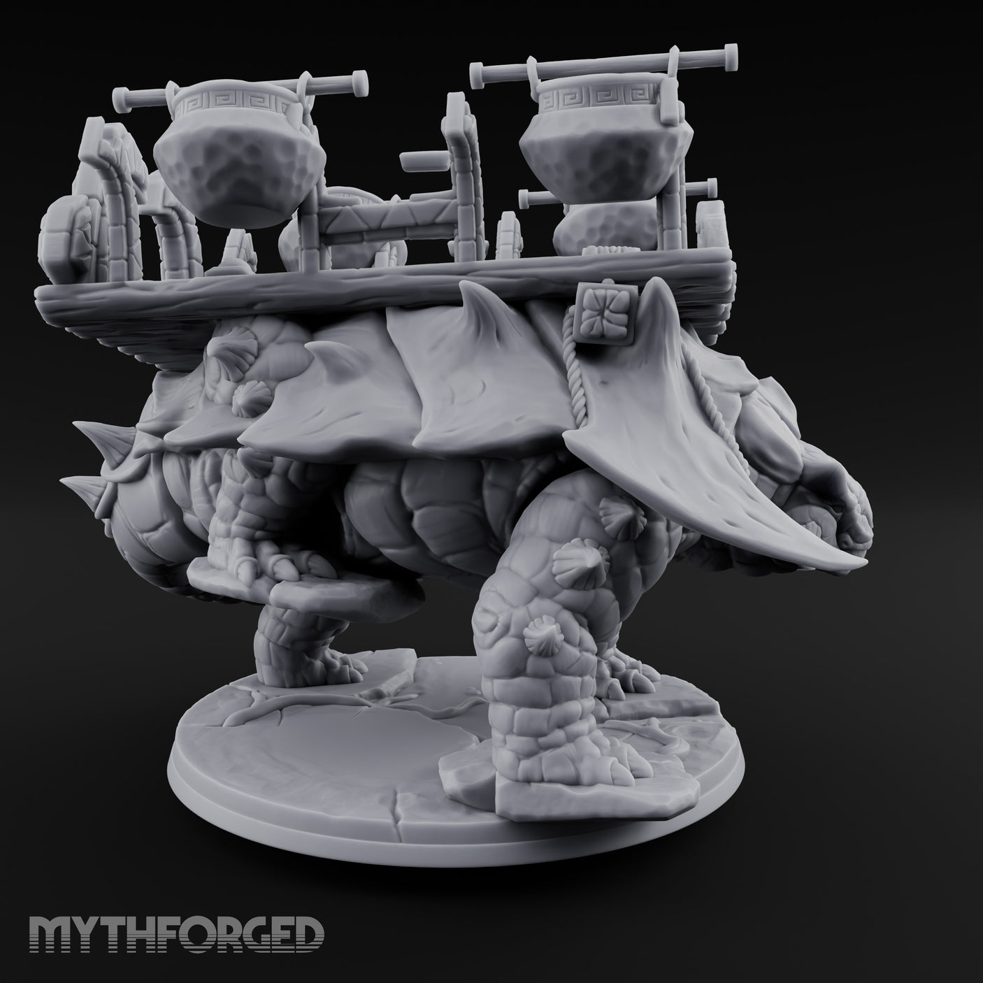 Cauldron Hauling Ankylosaurus Beast of Burden gallery 4