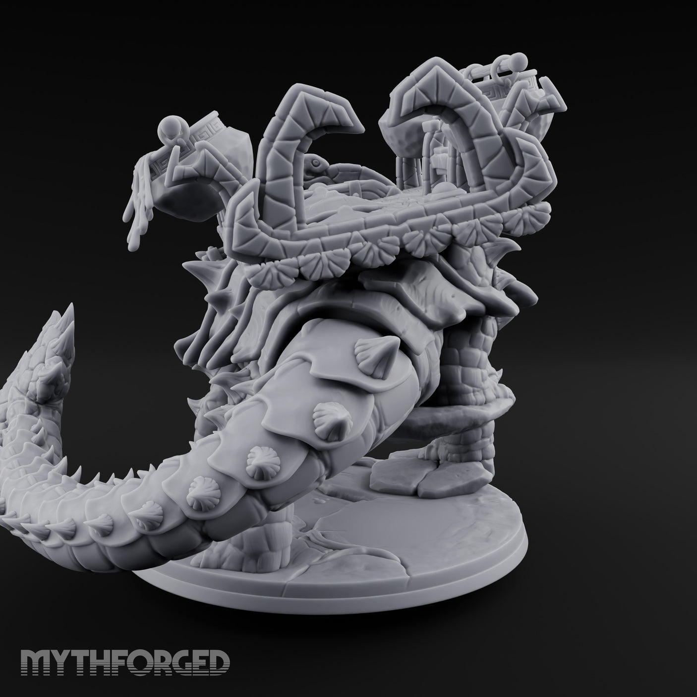 Cauldron Hauling Ankylosaurus Beast of Burden gallery 6