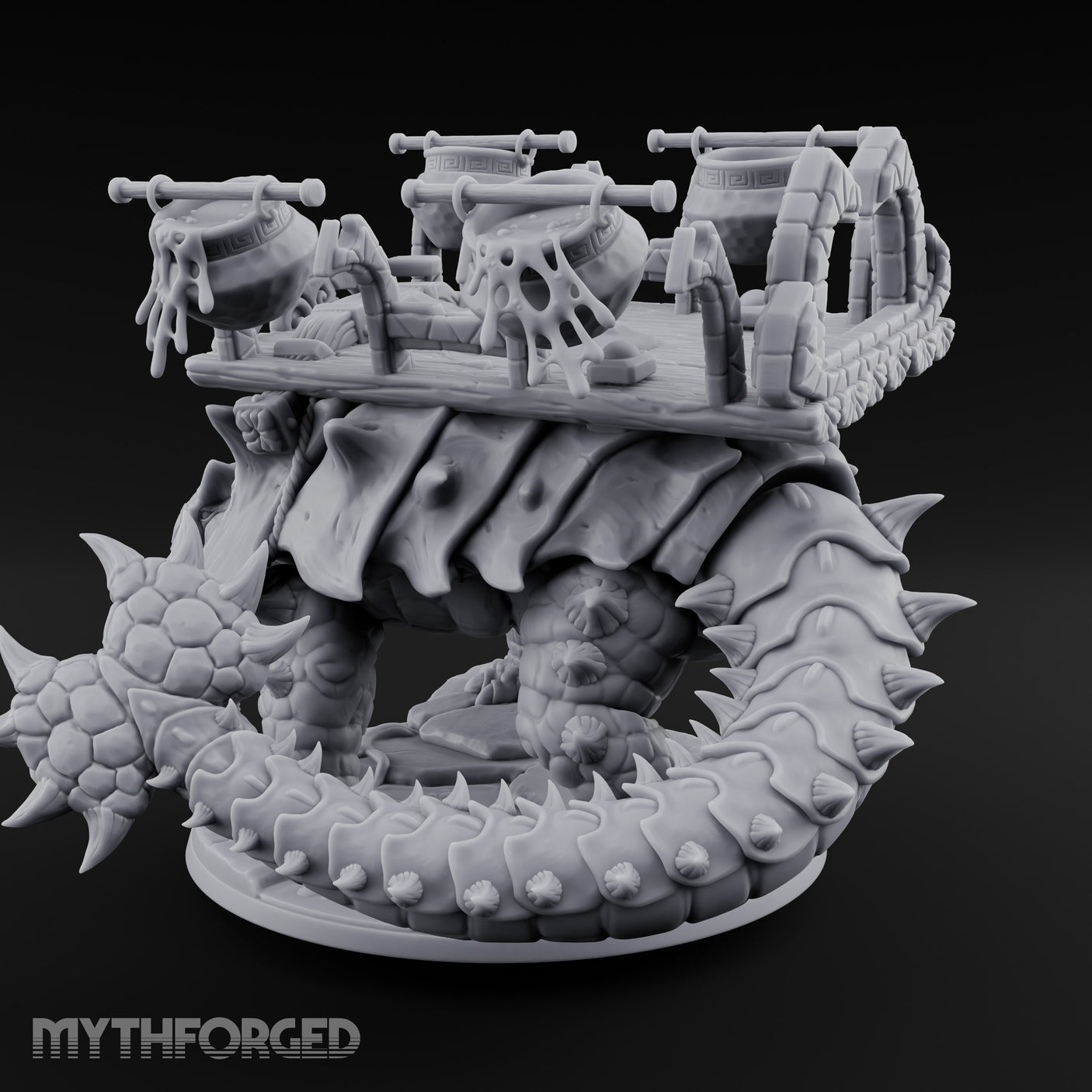 Cauldron Hauling Ankylosaurus Beast of Burden gallery 7