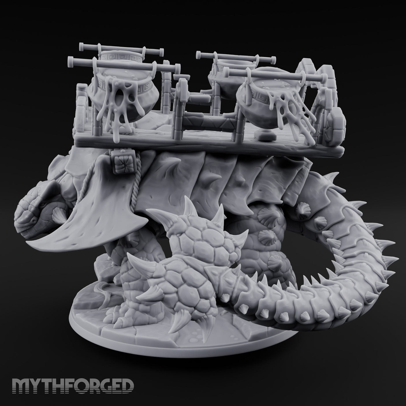 Cauldron Hauling Ankylosaurus Beast of Burden gallery 8