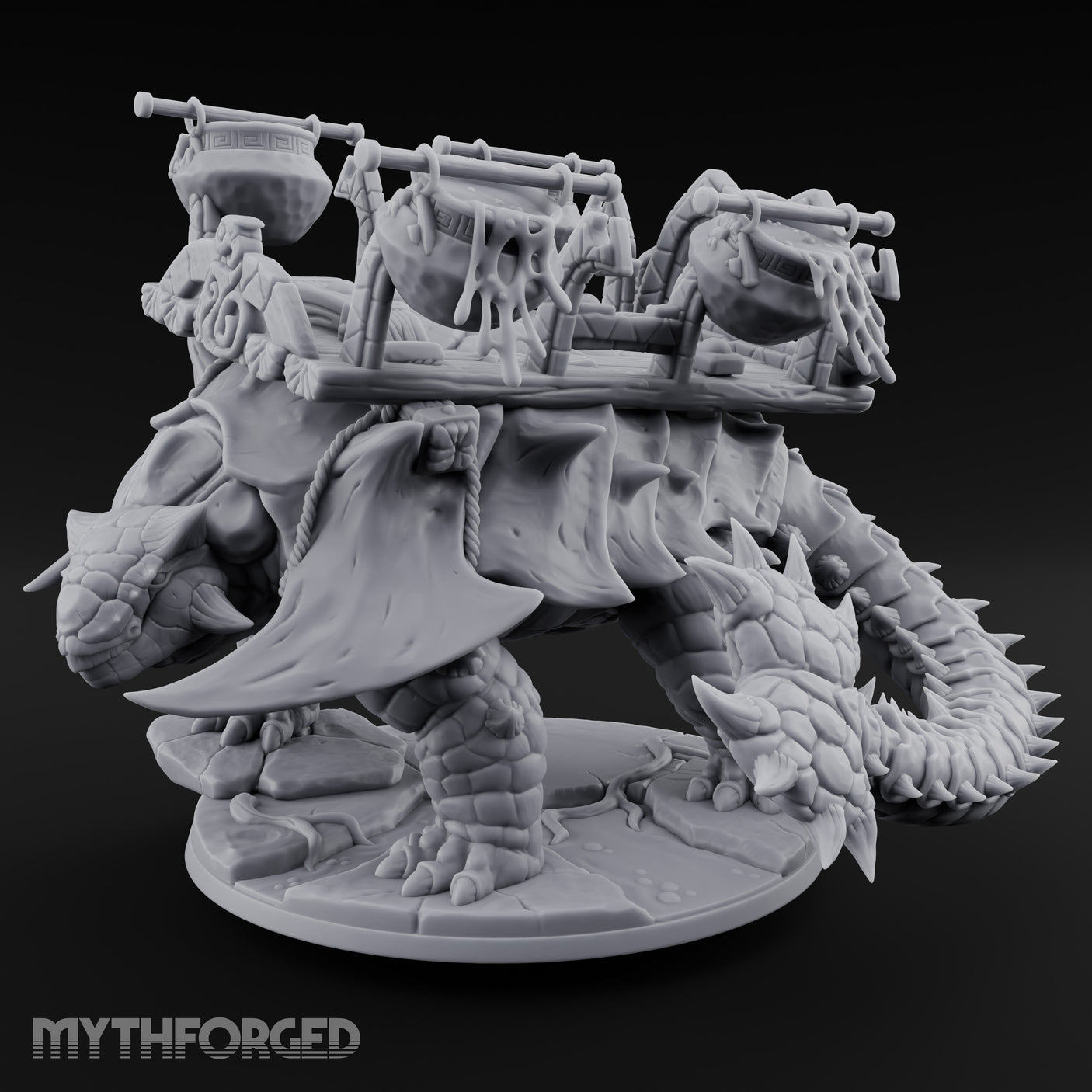 Cauldron Hauling Ankylosaurus Beast of Burden gallery 9