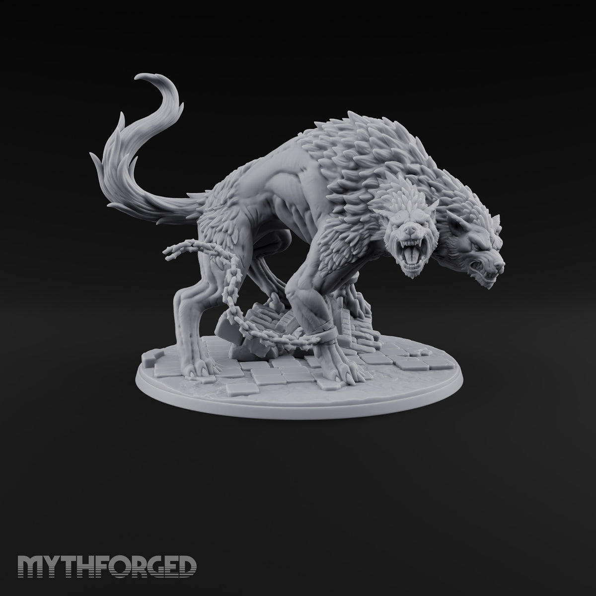 Slipped the Last Link Cerberus Three-Headed Hellhound