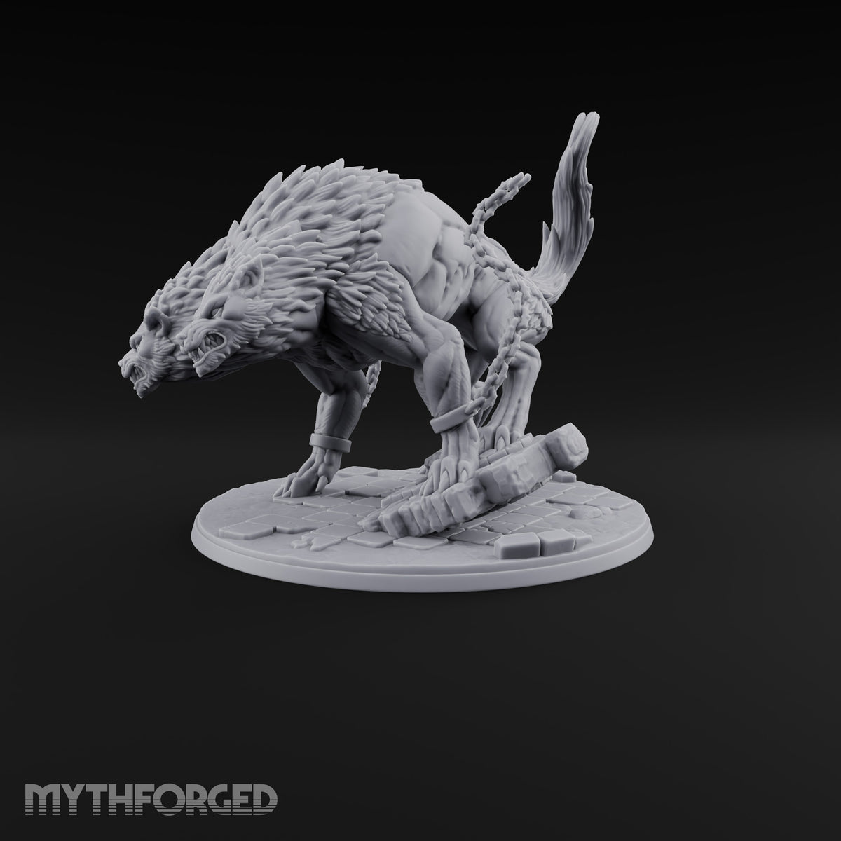 Slipped the Last Link Cerberus Three-Headed Hellhound