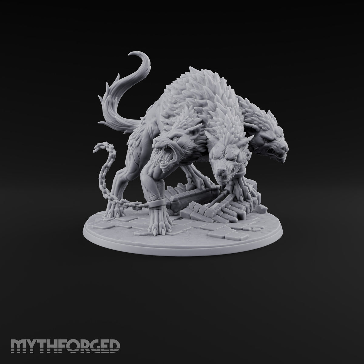 Slipped the Last Link Cerberus Three-Headed Hellhound