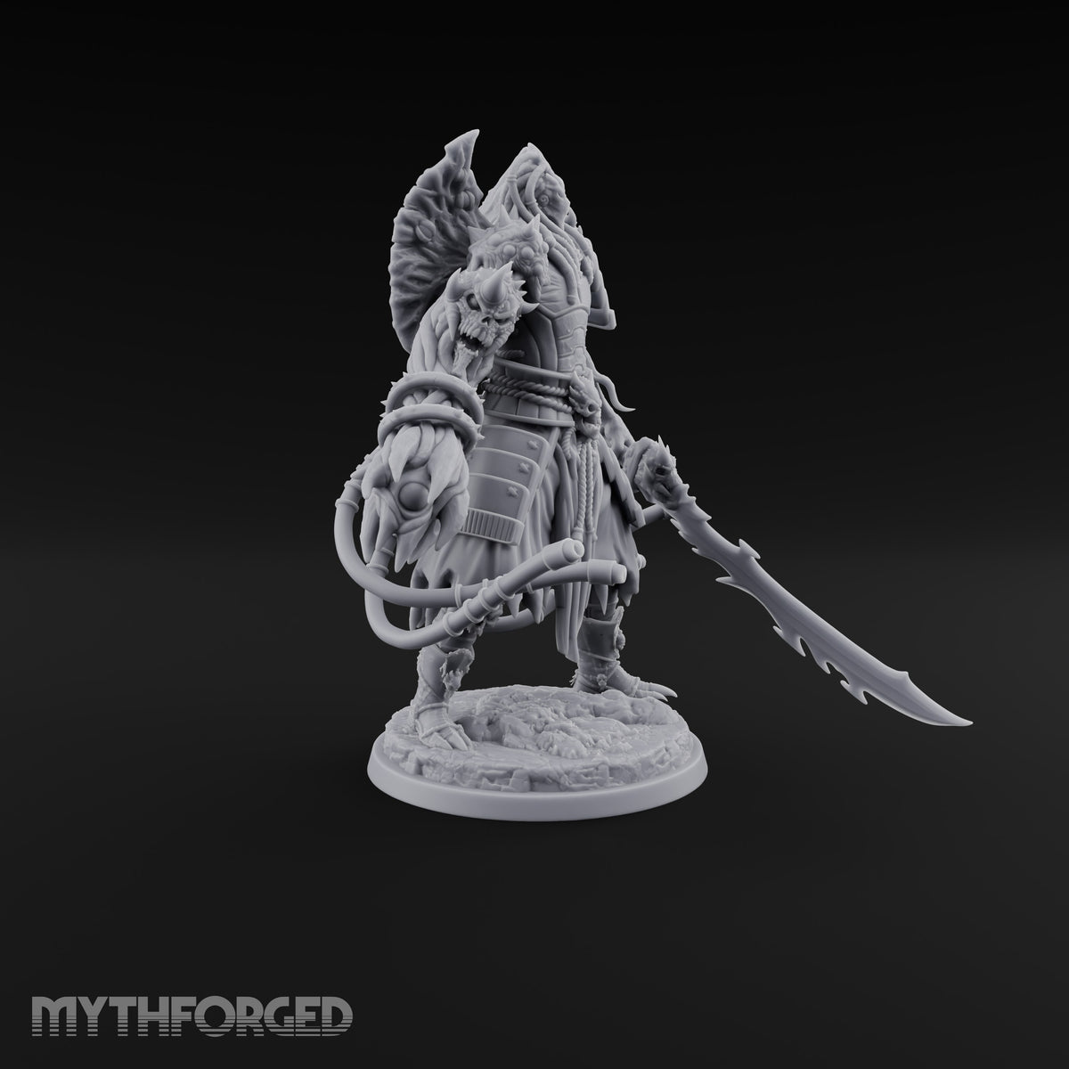 Arm Wrestling Gods Death Knight Bird-Crested Samurai Warlord