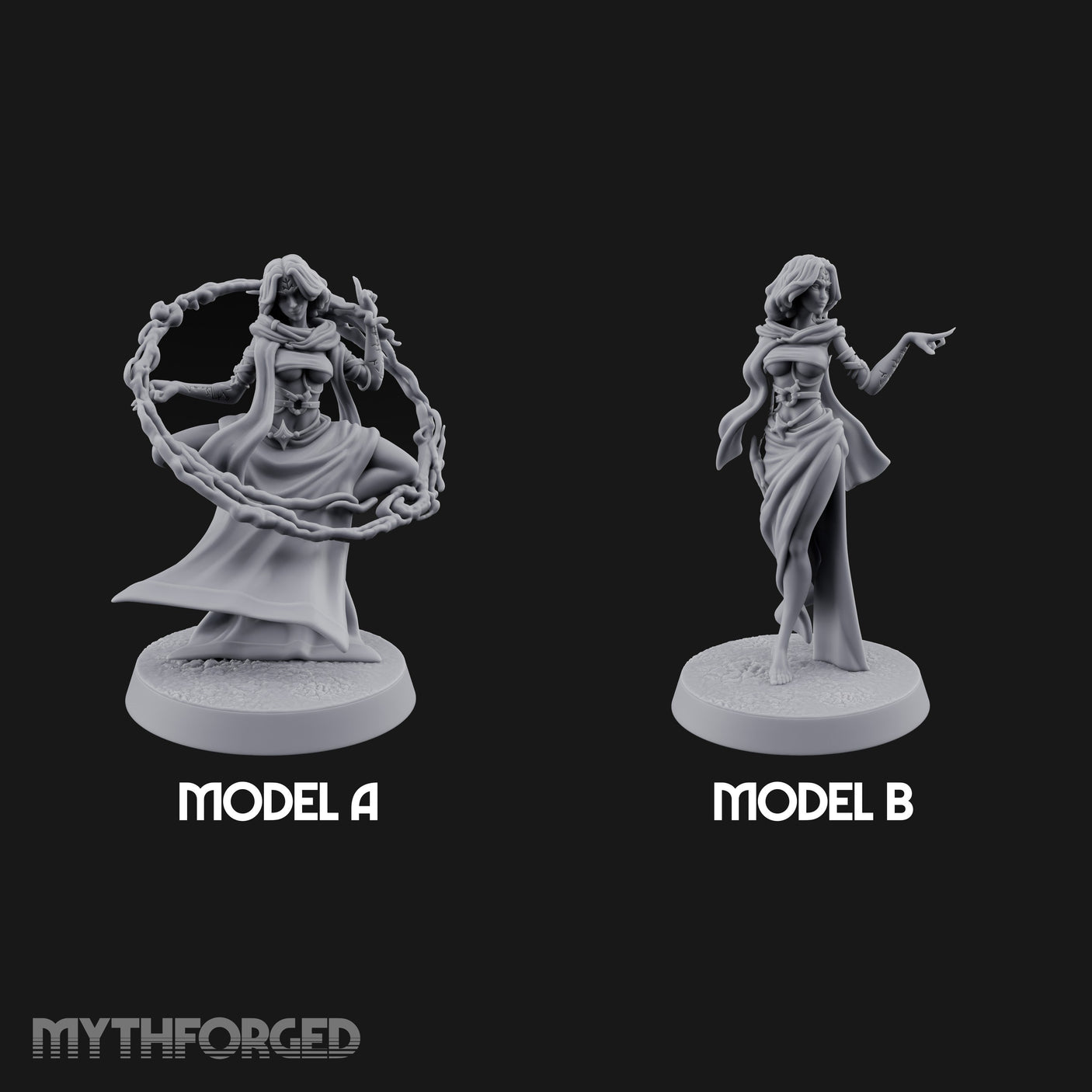 Chain Magic Wielding Human Infernalists — Full Set