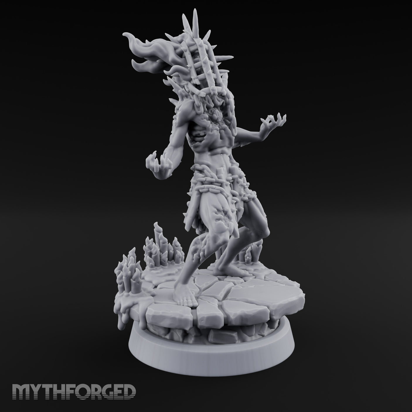 Chain Wrapped Clawing Prisoner gallery 2