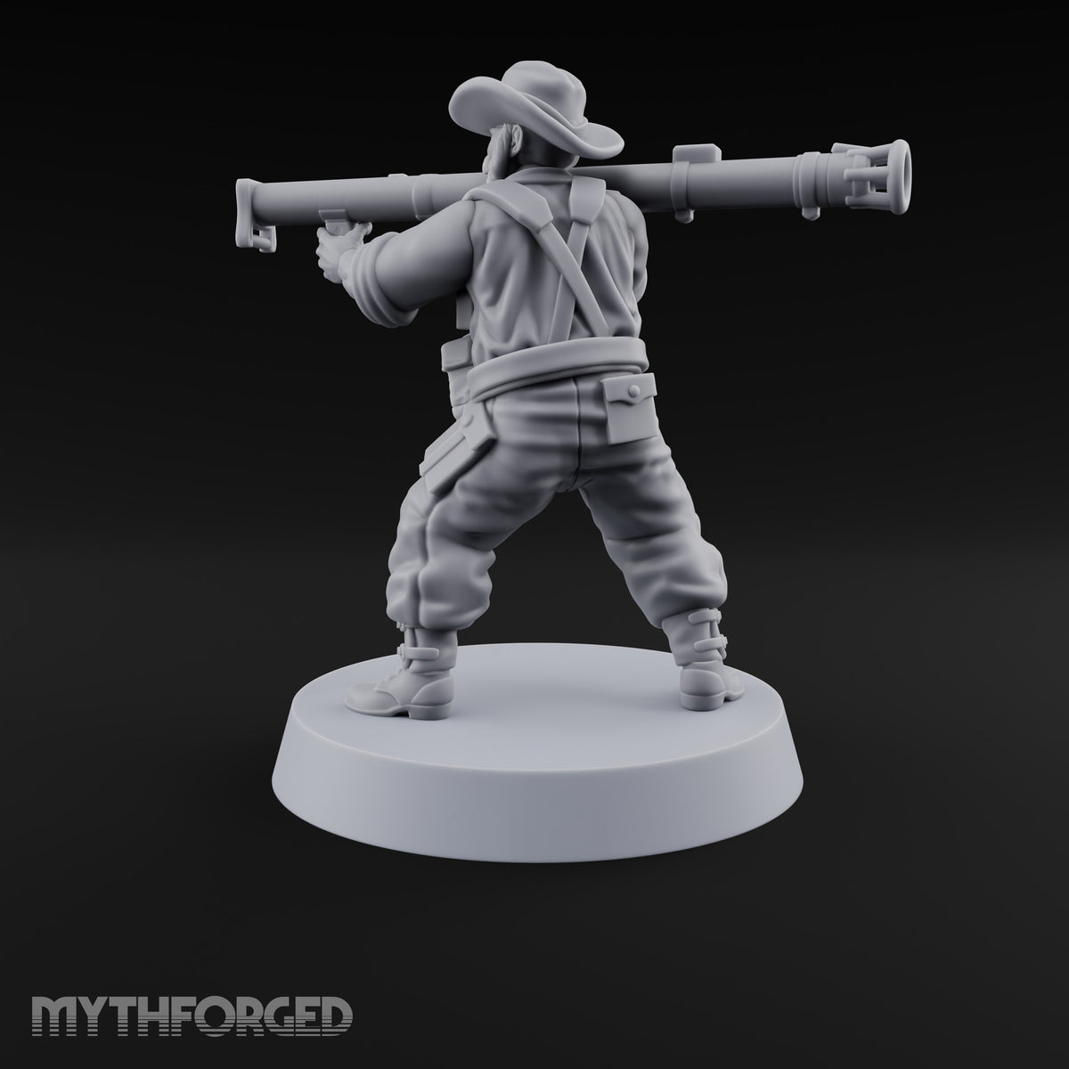 Reload Faster, Brew Later Bazooka Soldier in Slouch Hat A