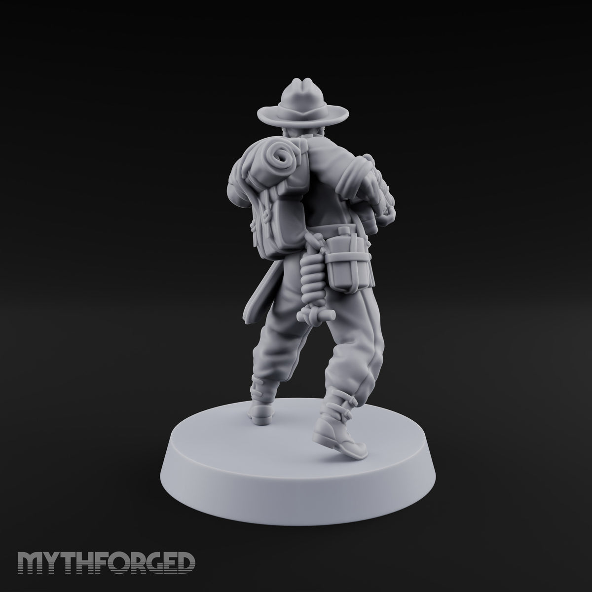 Beards Bristling, Rifles Humming Human Heavy Tesla Rifle Soldier C