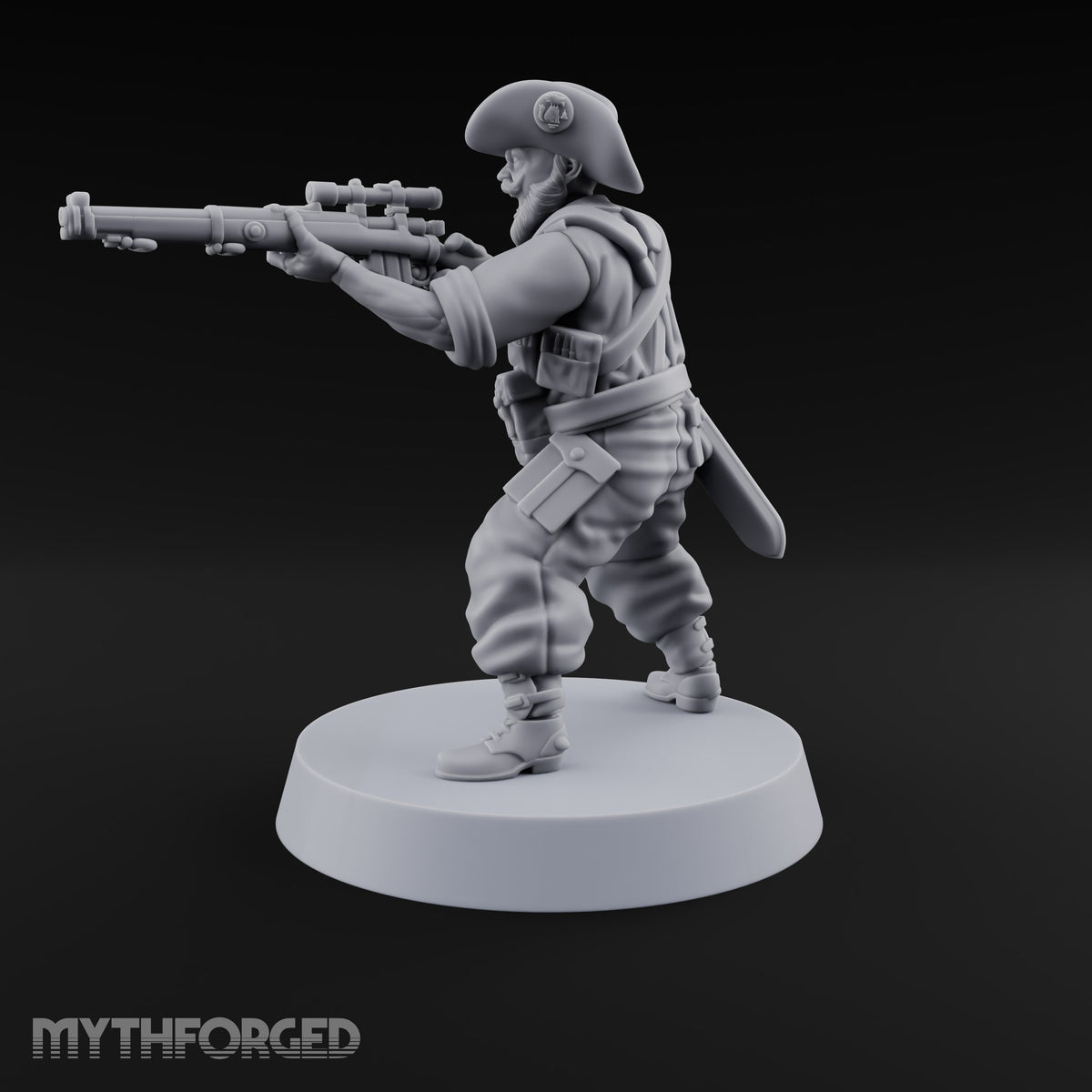 Aim High, Aim Low Human Bearded Sniper B