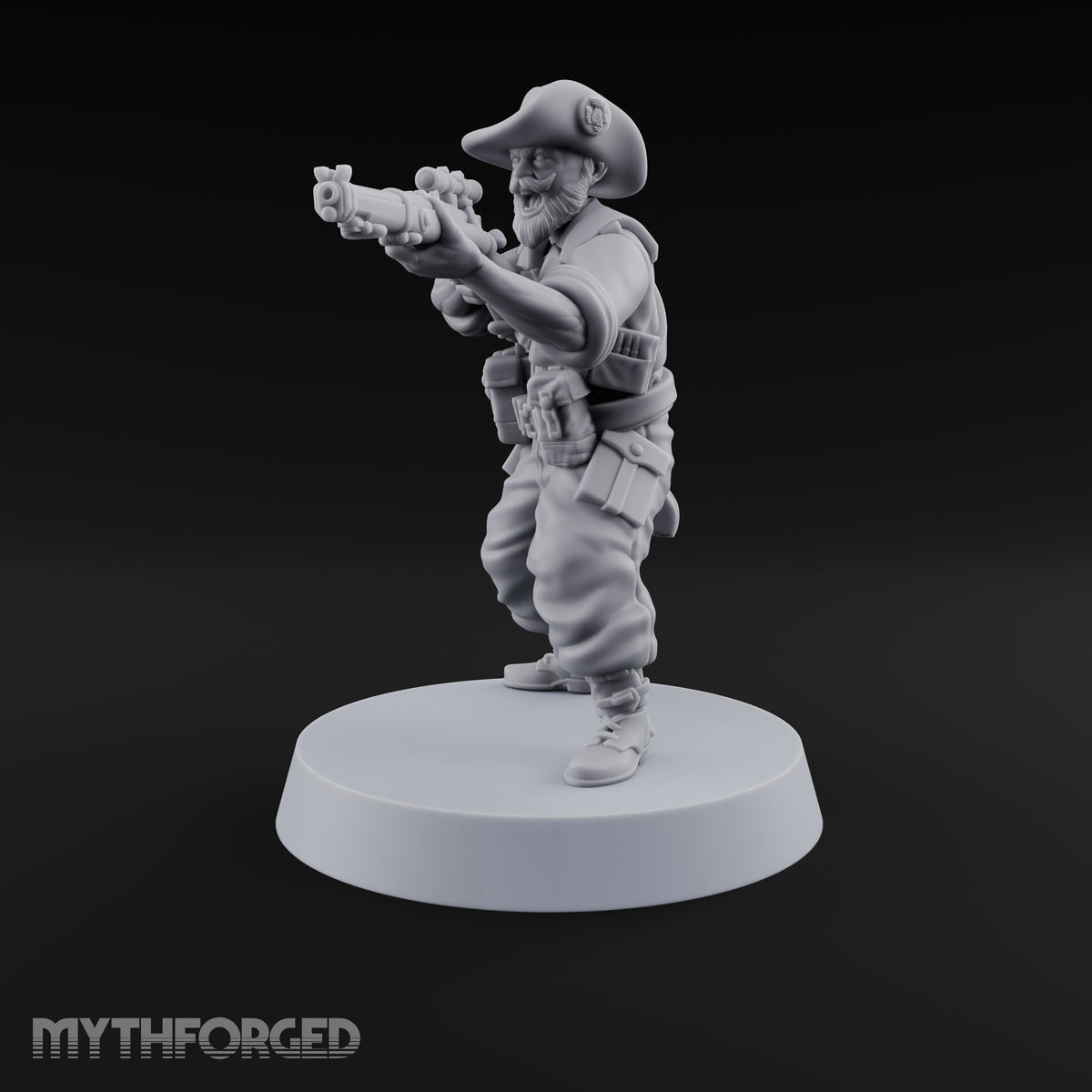 Aim High, Aim Low Human Bearded Sniper B