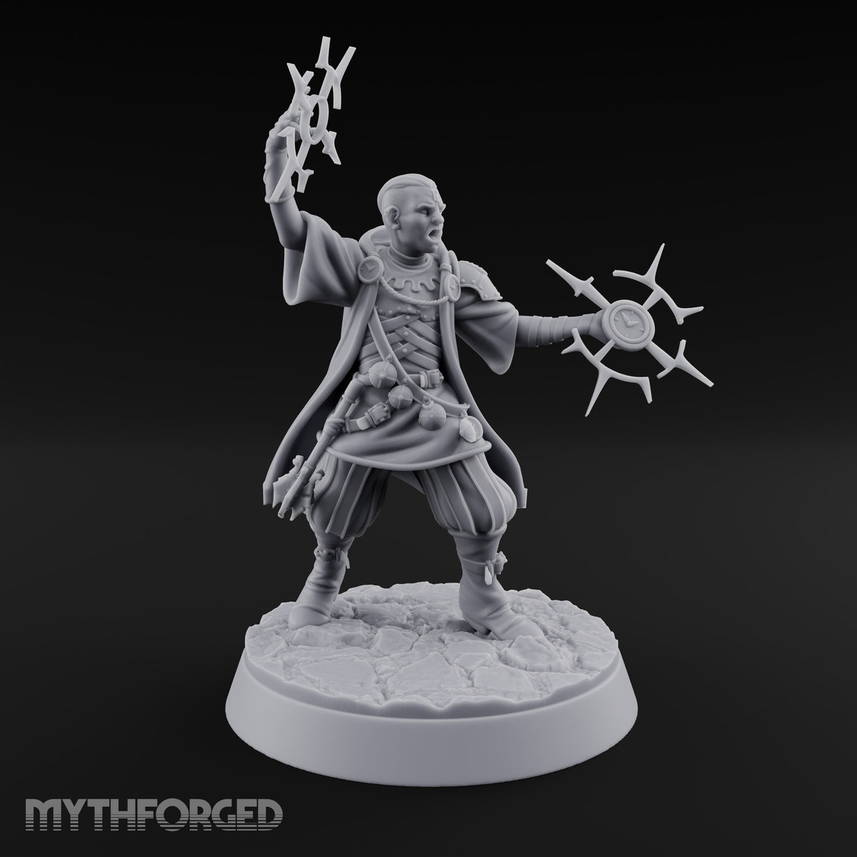 Stopped the Clock Mid-Shout Human Time Mage