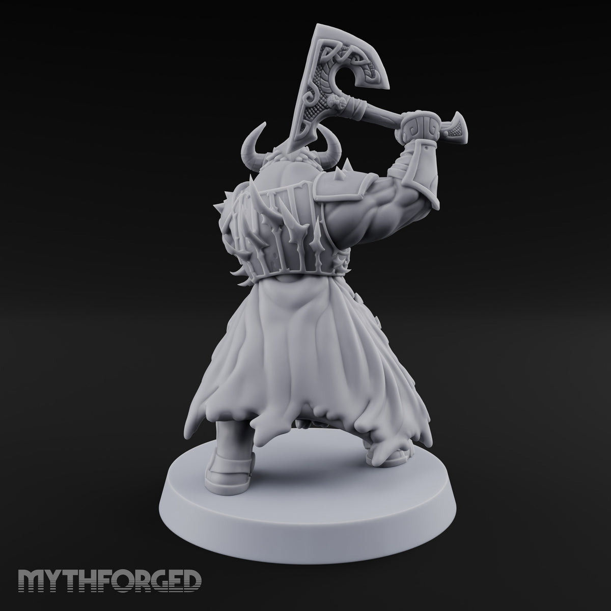 Heads Up, Gentlemen Minotaur Axe Warrior B
