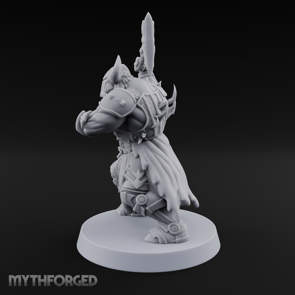 Heads Up, Gentlemen Minotaur Axe Warrior B