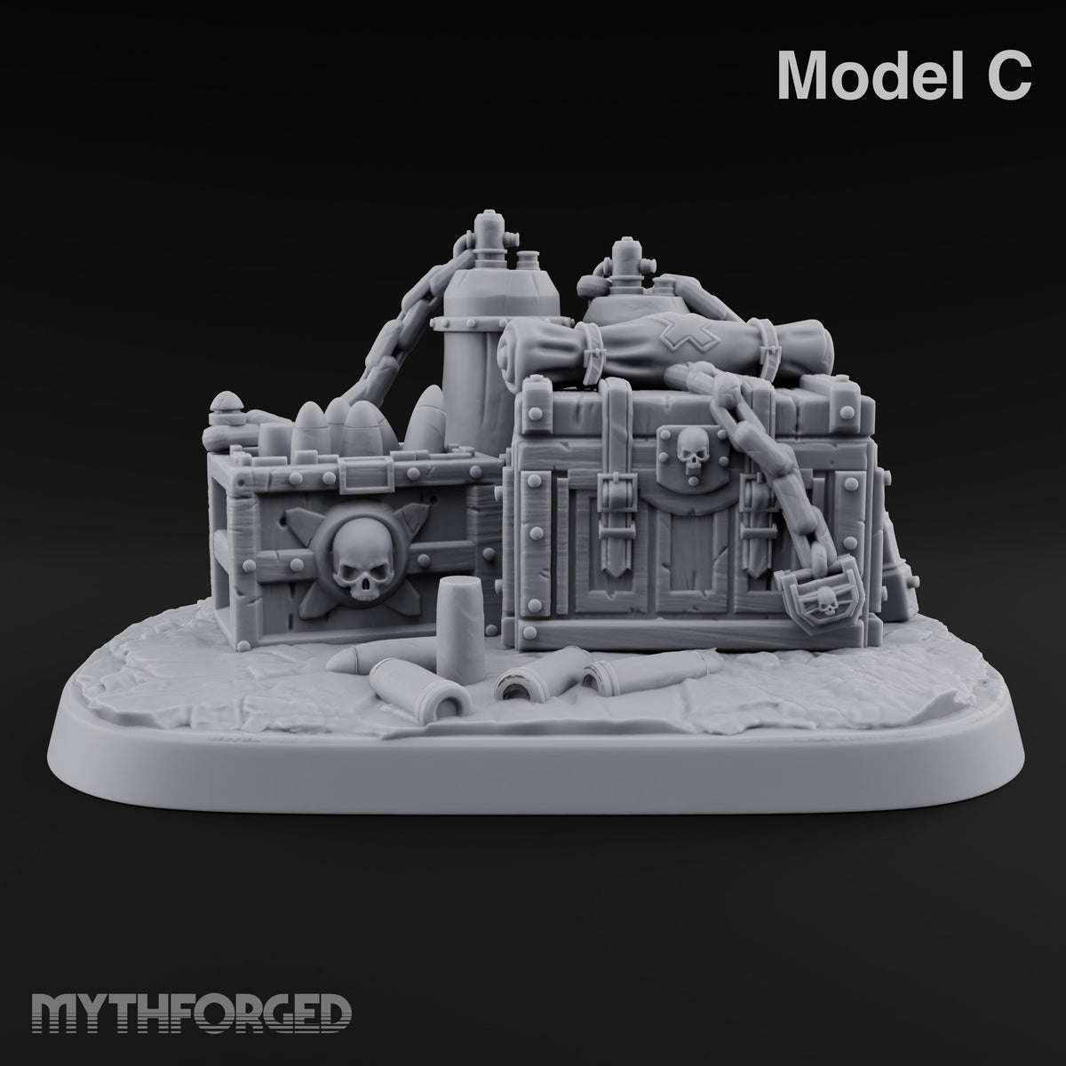 Everything Bolted Down Except Hope Industrial Battlefield Terrain Props — C