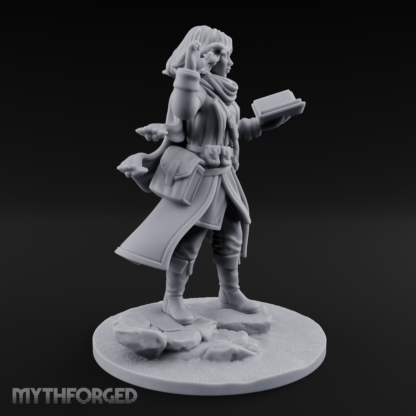 Arctic Explorer Human Investigator Miniature for Dungeons and Dragons, Pathfinder or other TTRPGs