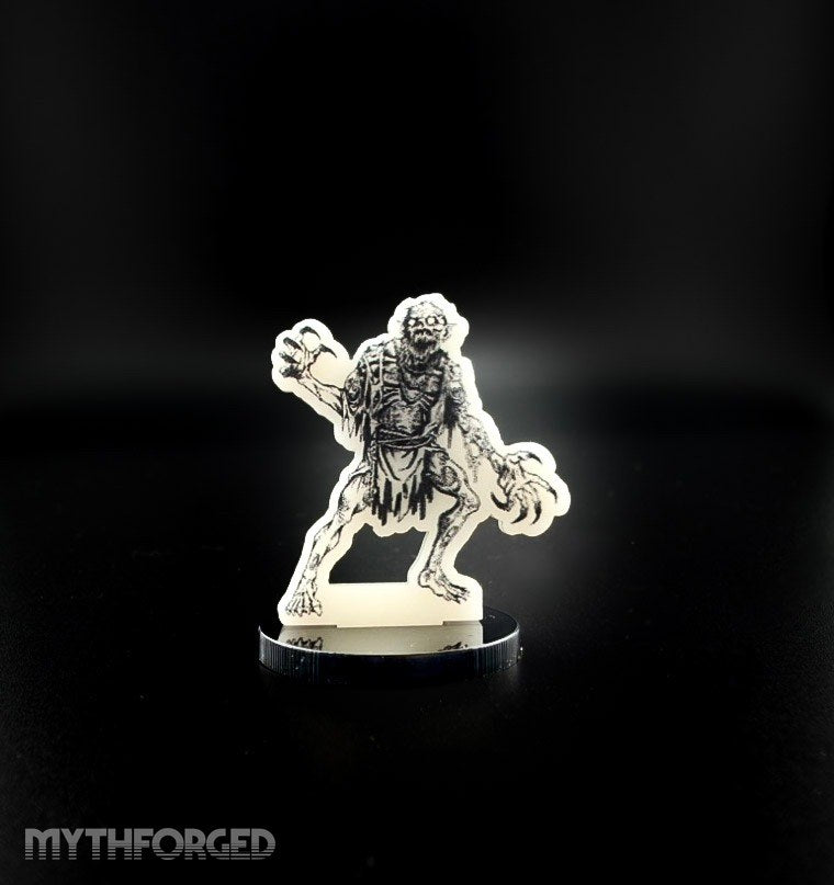 Classic OSR Undead Warband Miniatures — Skeleton, Zombie & Ghoul Pack gallery 4