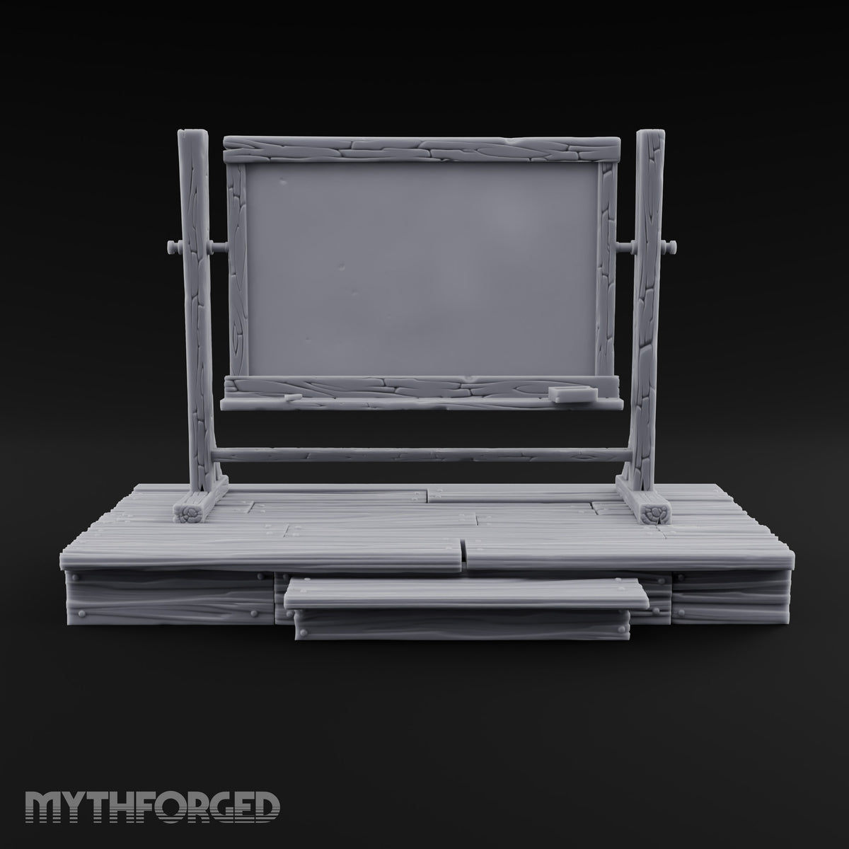 Class Dismissed, Chalk Still Dusty Wooden Classroom Furniture A