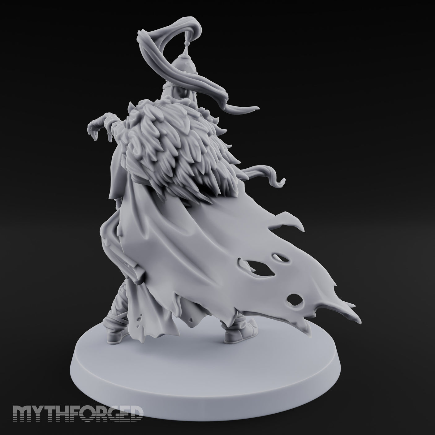 Claw Cursing Lich Boyar Miniature for Dungeons and Dragons, Pathfinder or other TTRPGs