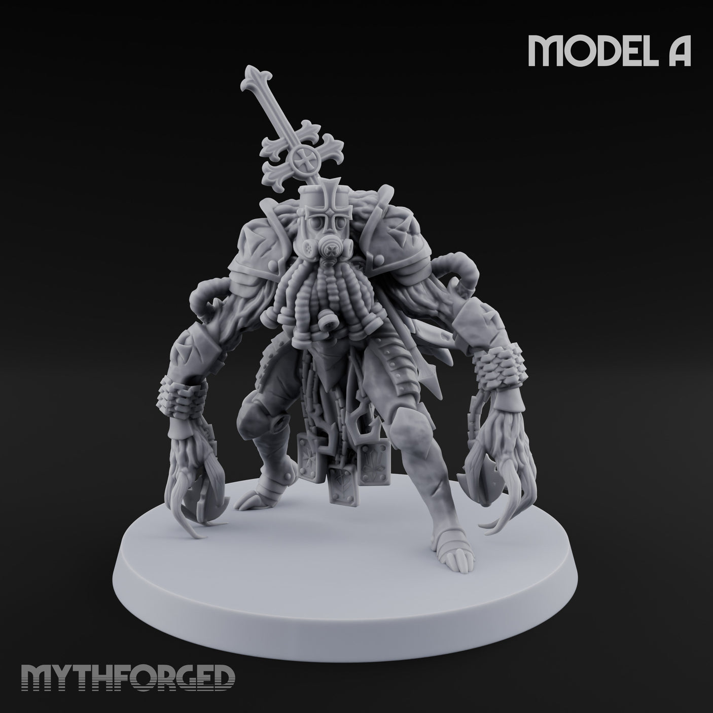 Claw Lurching Demon Beaster A Miniature for Dungeons and Dragons, Pathfinder or other TTRPGs