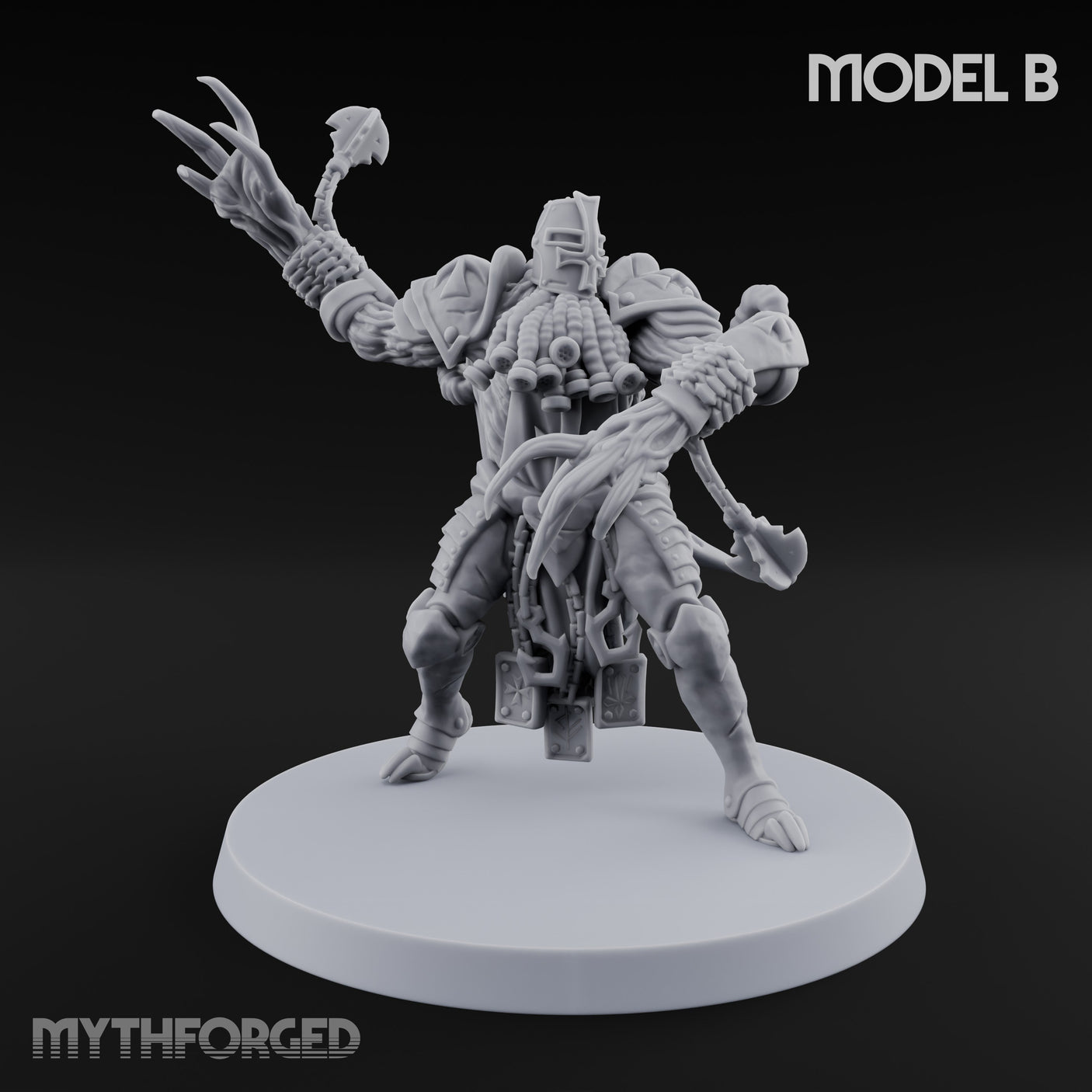 Claw Lurching Demon Beaster B Miniature for Dungeons and Dragons, Pathfinder or other TTRPGs
