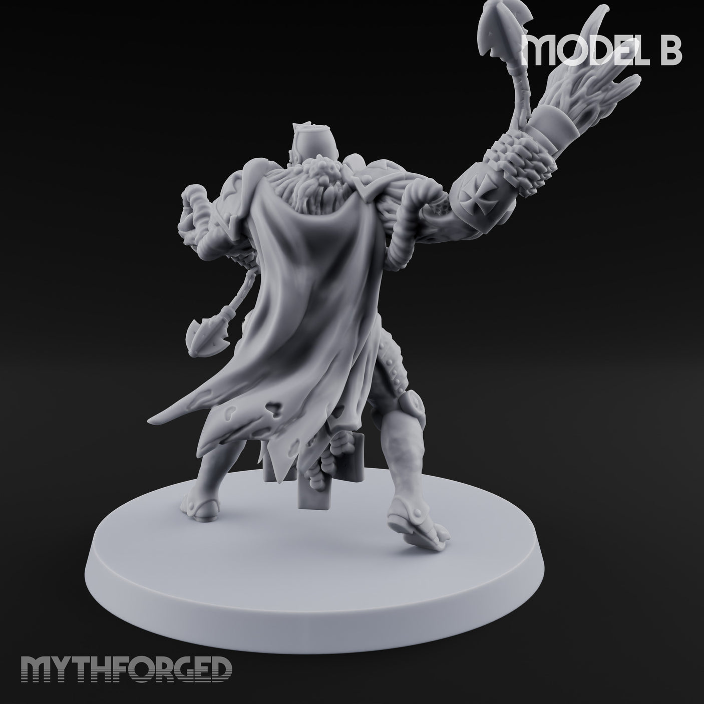 Claw Lurching Demon Beaster B Miniature for Dungeons and Dragons, Pathfinder or other TTRPGs