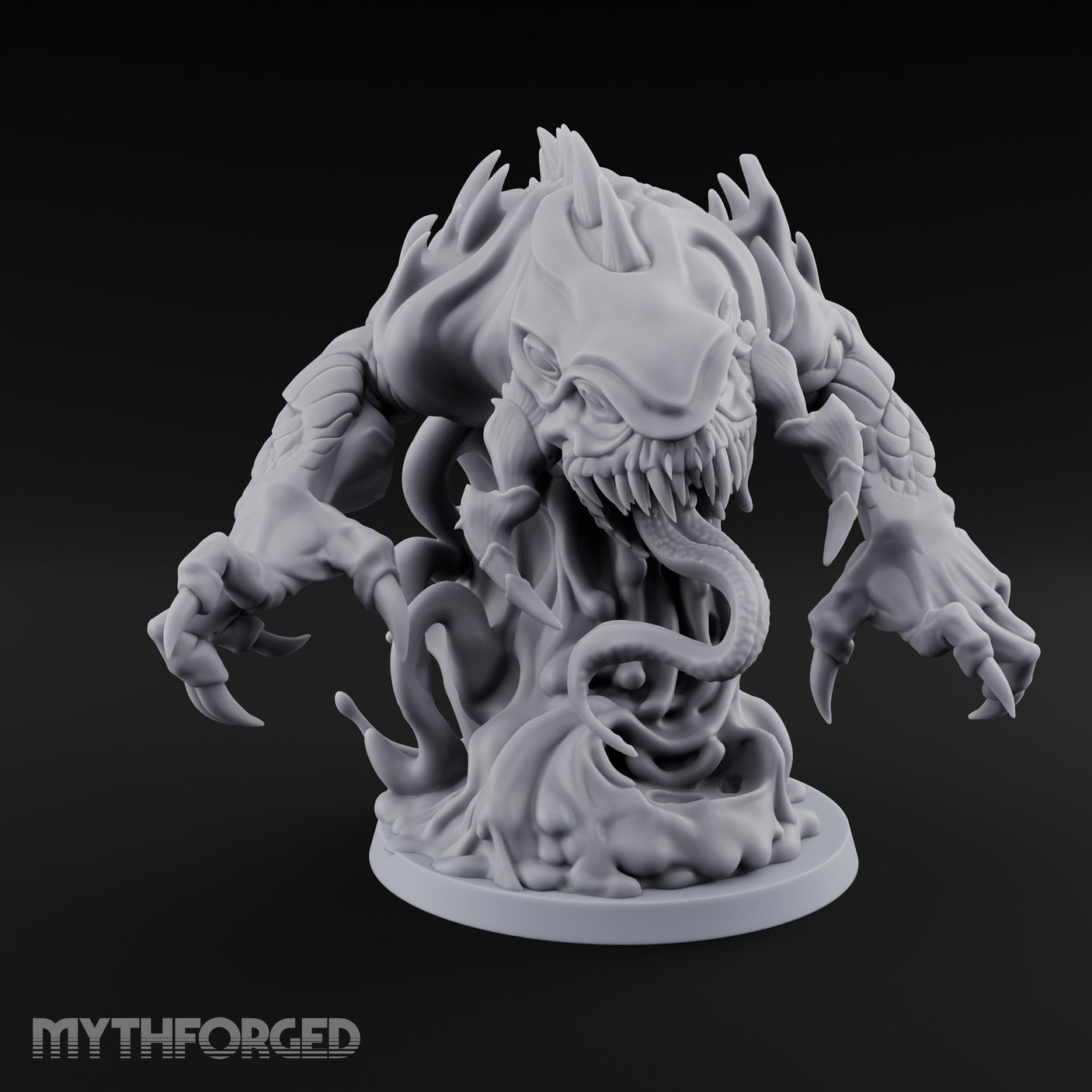 Claw Reaching Black Pudding Miniature for Dungeons and Dragons, Pathfinder or other TTRPGs