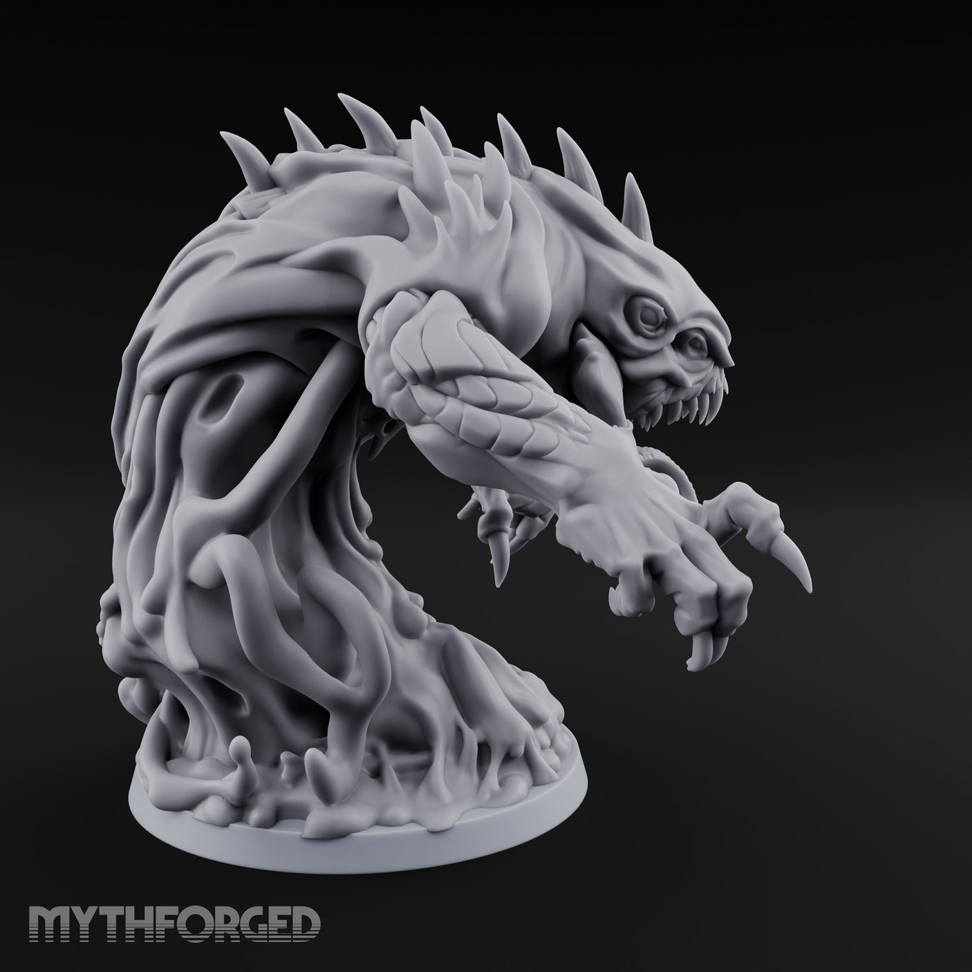 Claw Reaching Black Pudding Miniature for Dungeons and Dragons, Pathfinder or other TTRPGs