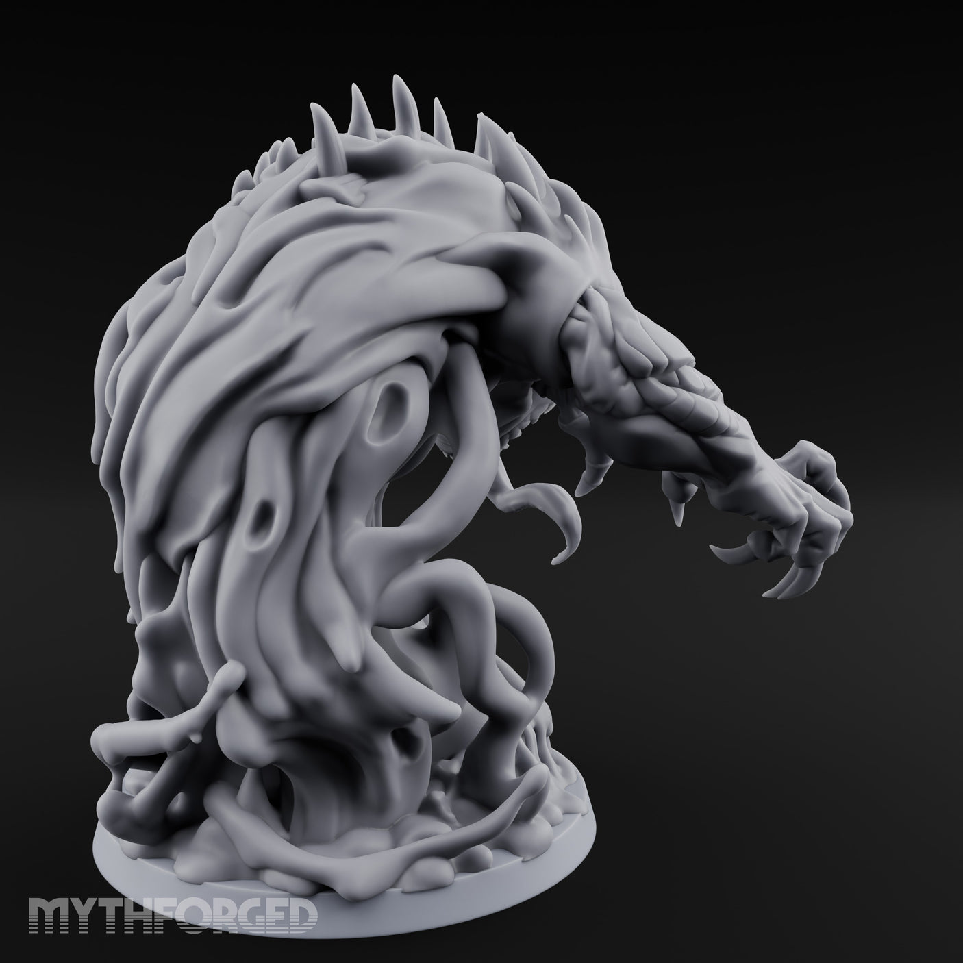 Claw Reaching Black Pudding Miniature for Dungeons and Dragons, Pathfinder or other TTRPGs