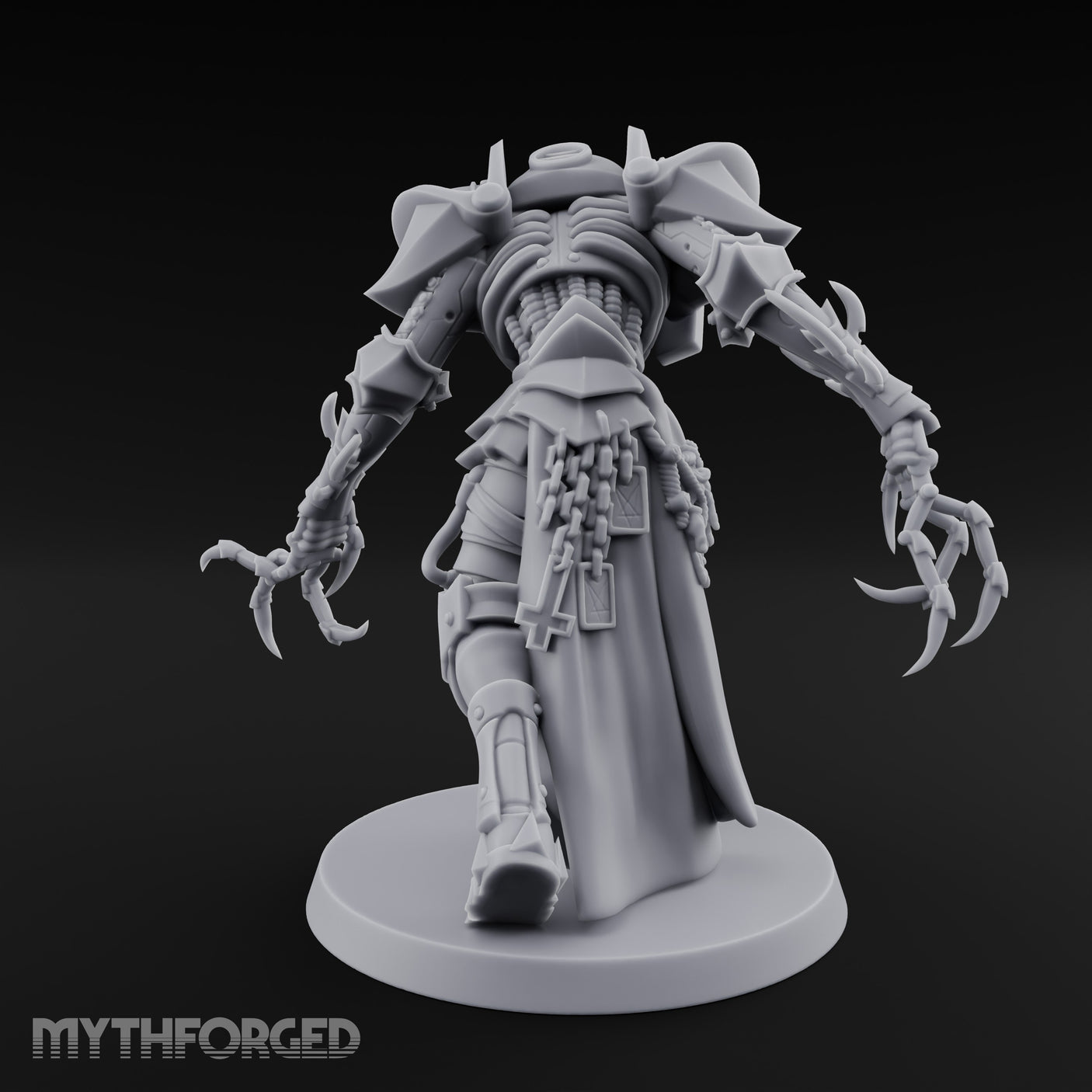 Claw Swiping Stalking Goetic Warlock Miniature for Dungeons and Dragons, Pathfinder or other TTRPGs