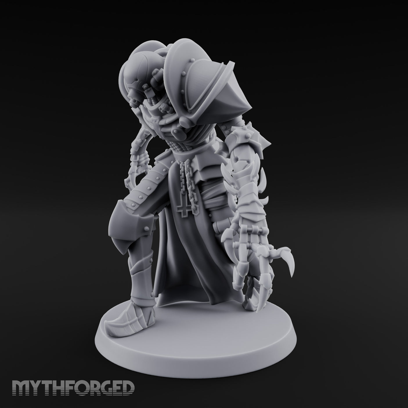 Claw Swiping Stalking Goetic Warlock Miniature for Dungeons and Dragons, Pathfinder or other TTRPGs