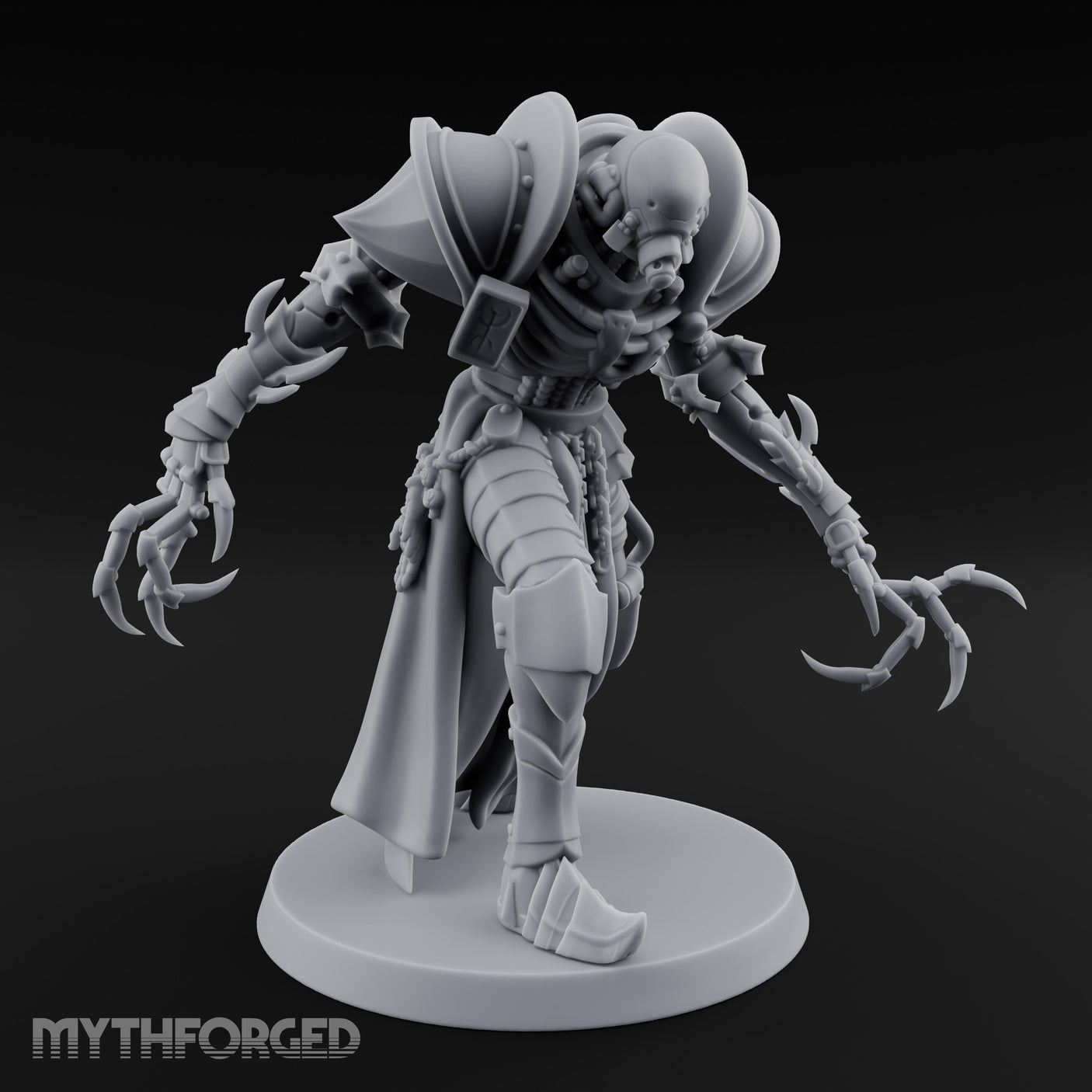 Claw Swiping Stalking Goetic Warlock Miniature for Dungeons and Dragons, Pathfinder or other TTRPGs