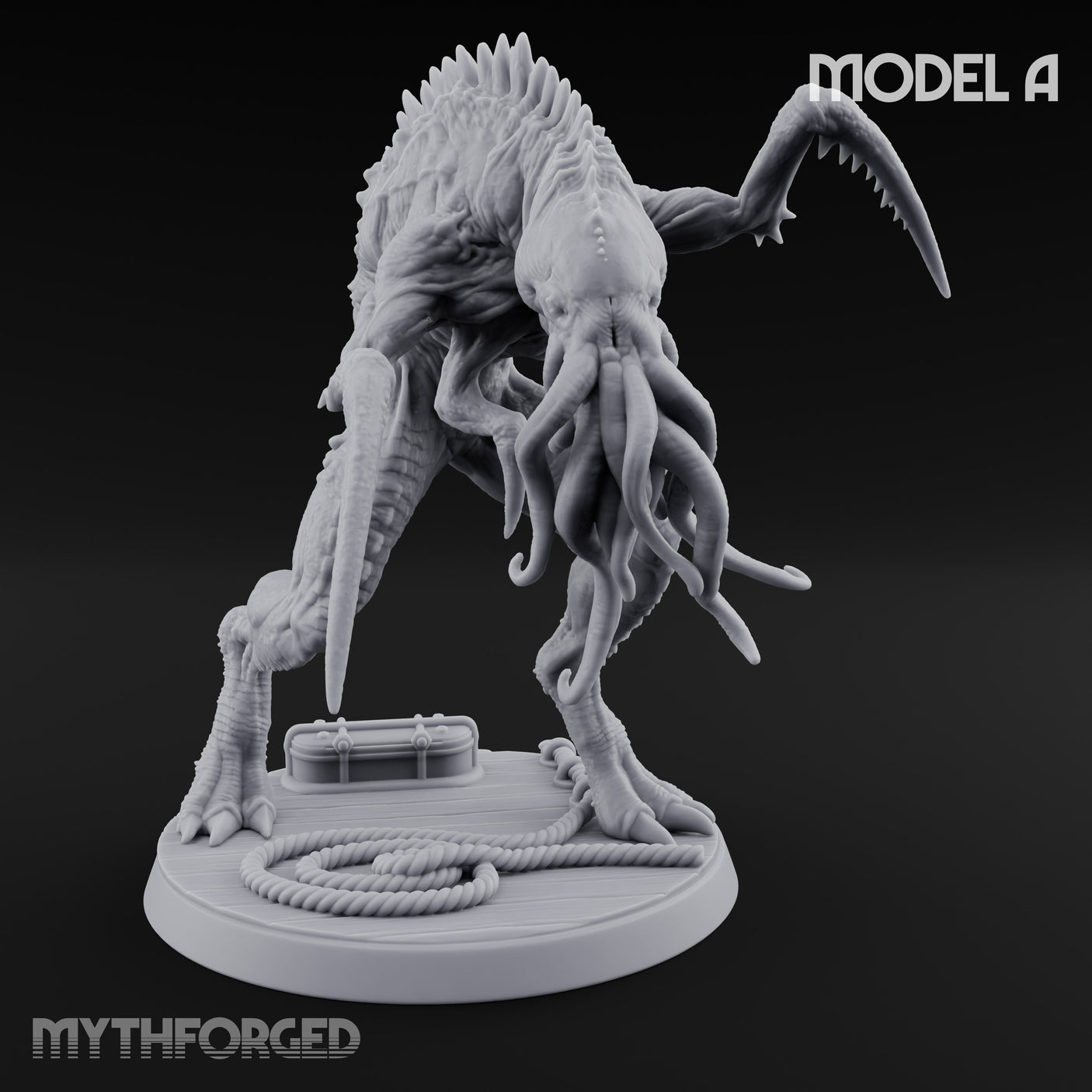 Claws Reaching Star Spawn Reaper A Miniature for Dungeons and Dragons, Pathfinder or other TTRPGs