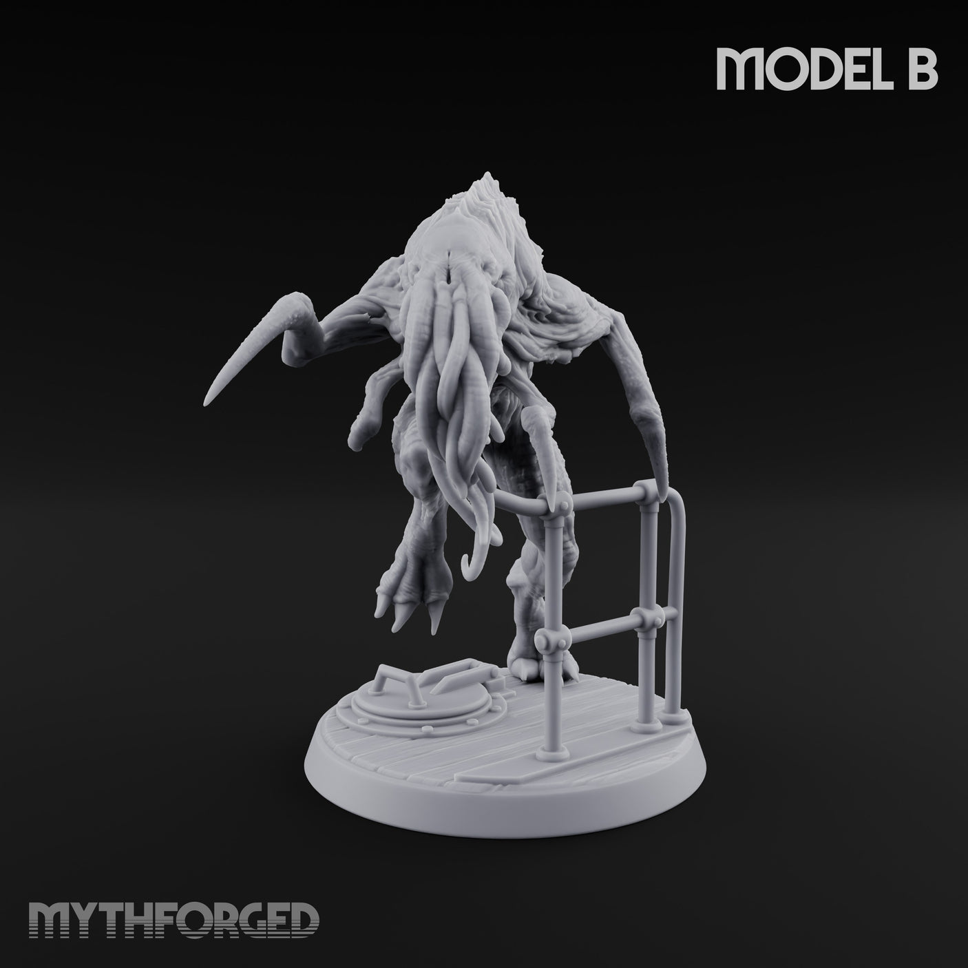 Claws Reaching Star Spawn Reaper B Miniature for Dungeons and Dragons, Pathfinder or other TTRPGs