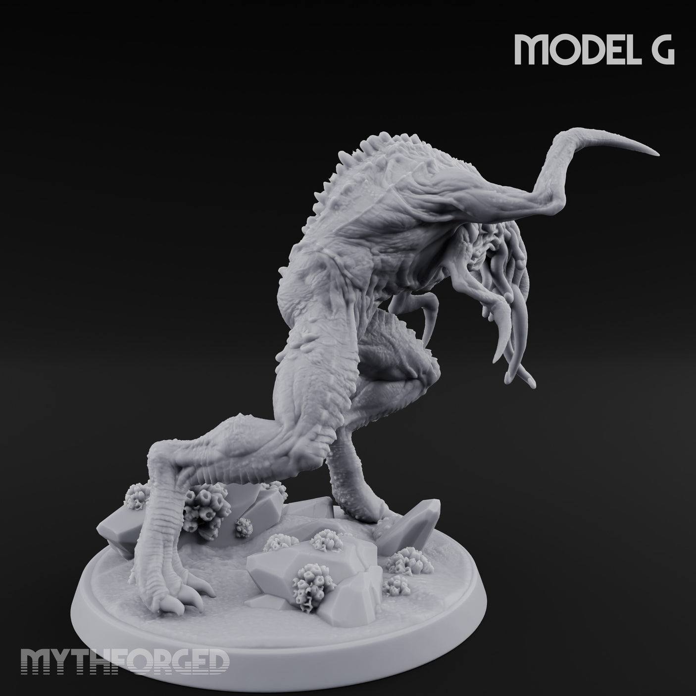 Claws Reaching Star Spawn Reaper G Miniature for Dungeons and Dragons, Pathfinder or other TTRPGs
