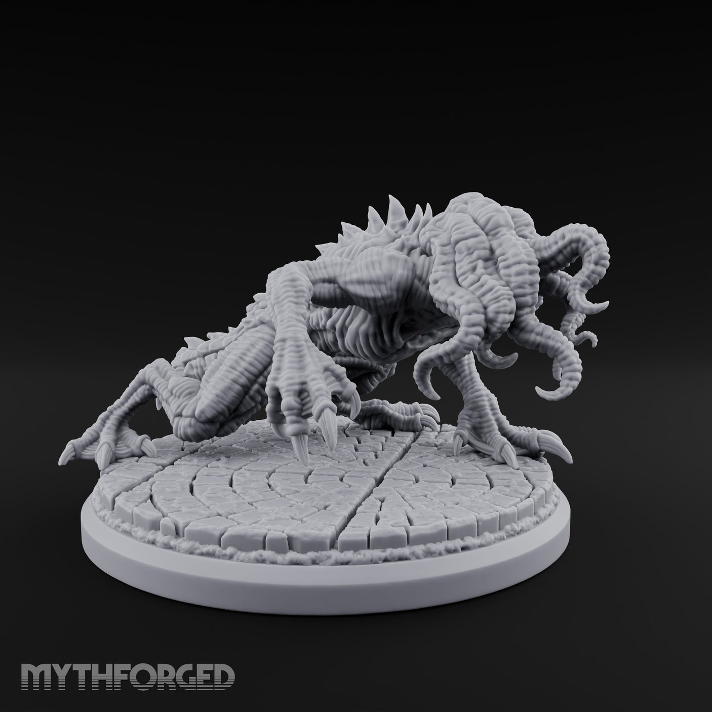Claws Scraping Hunting Horror Miniature for Dungeons and Dragons, Pathfinder or other TTRPGs