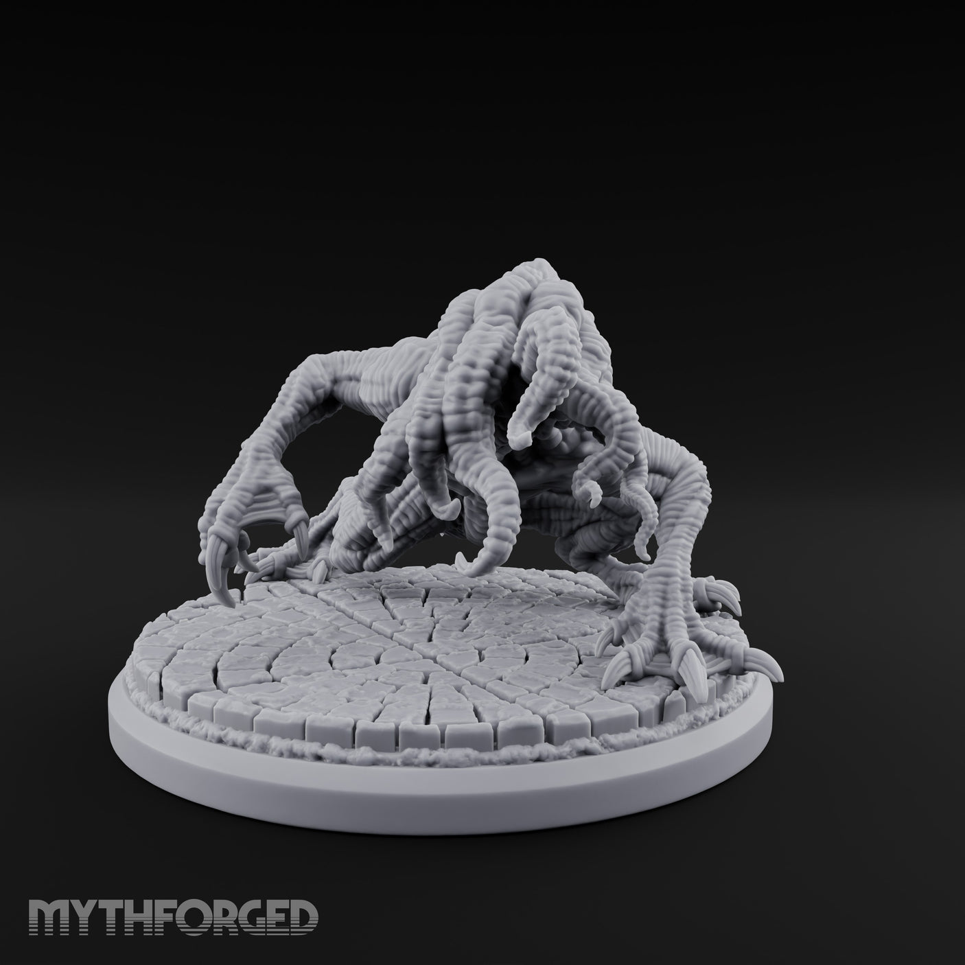 Claws Scraping Hunting Horror Miniature for Dungeons and Dragons, Pathfinder or other TTRPGs