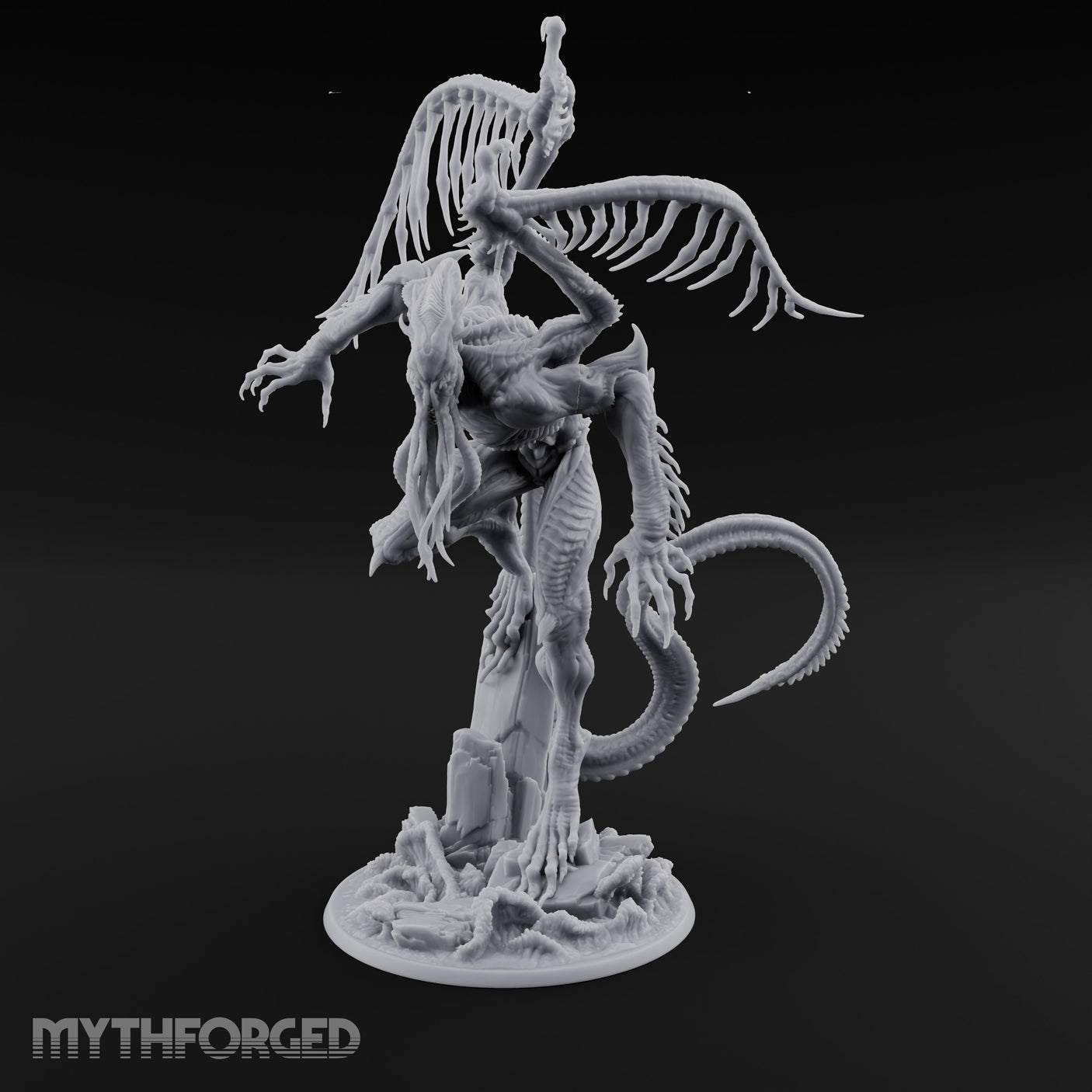 Claws Splaying Star Spawn Abomination Miniature for Dungeons and Dragons, Pathfinder or other TTRPGs