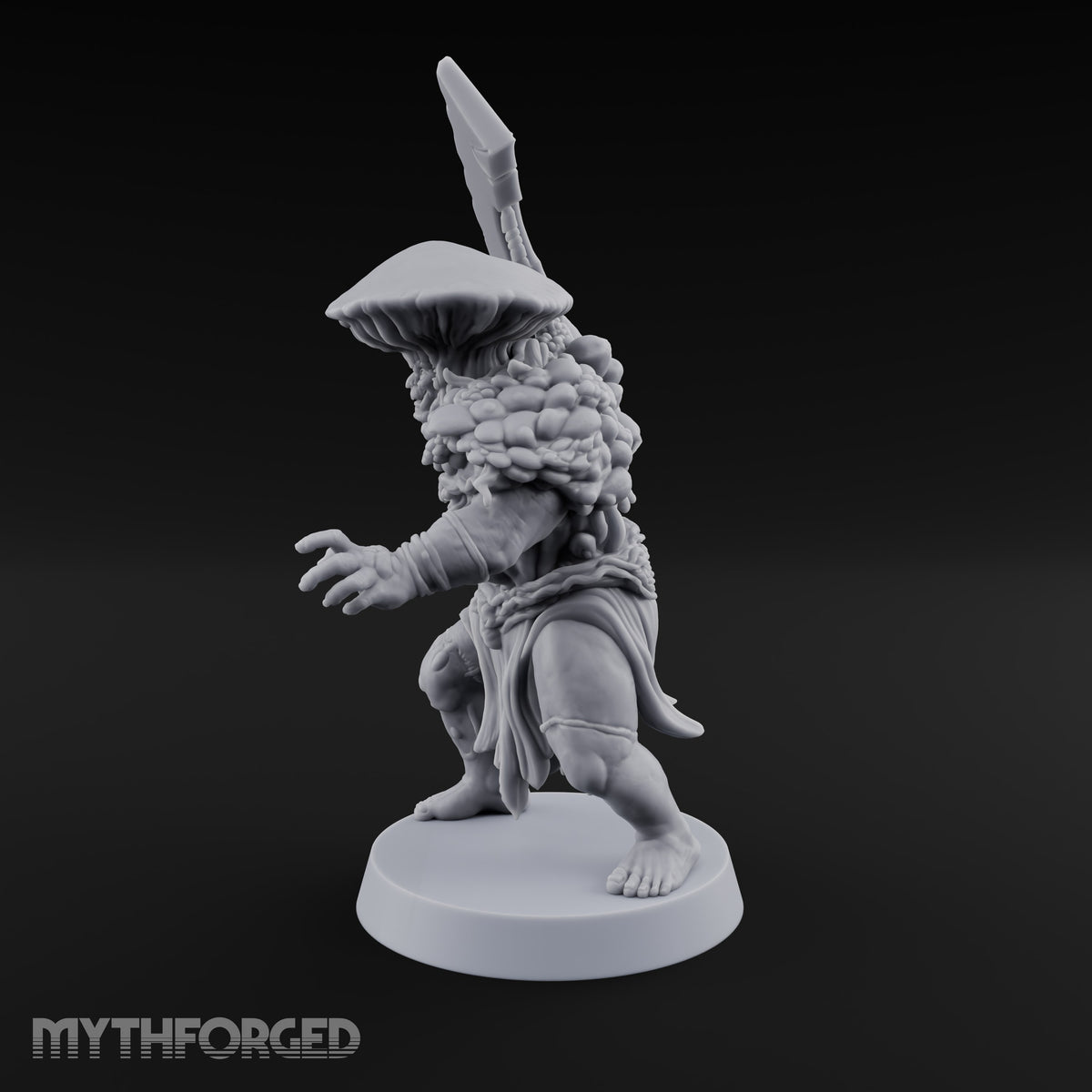 Chest Maw Chewing Over Its Options Myconid Cleaver Warrior B