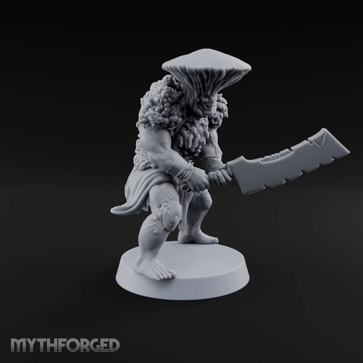Chest Maw Chewing Over Its Options Myconid Cleaver Warrior C