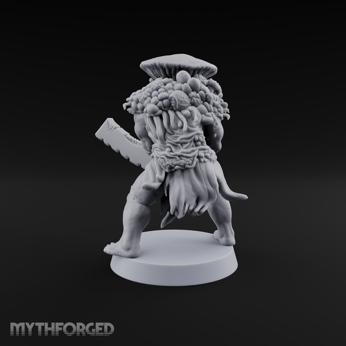 Chest Maw Chewing Over Its Options Myconid Cleaver Warrior C
