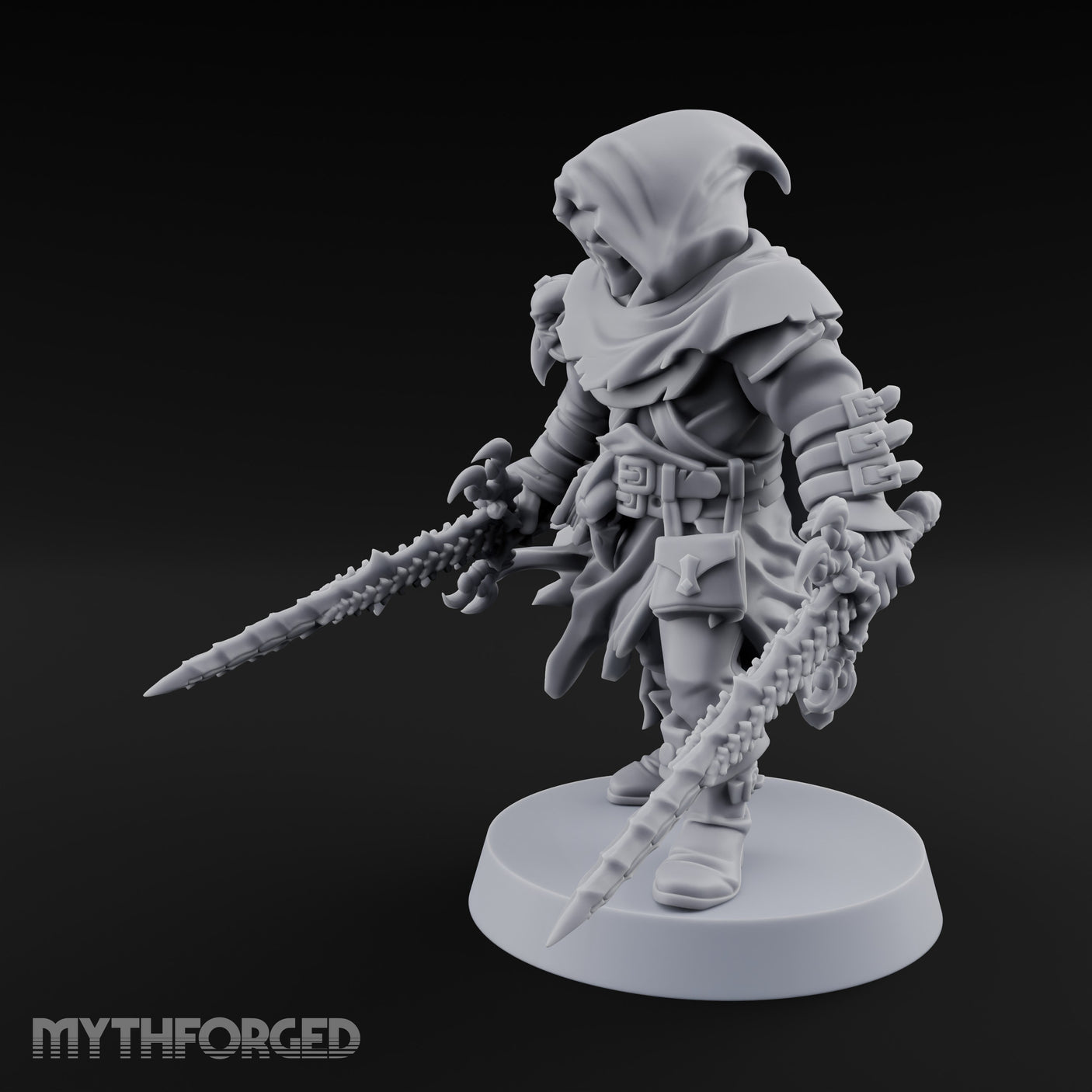 Cloak Billowing Tiefling Warlock Miniature for Dungeons and Dragons, Pathfinder or other TTRPGs