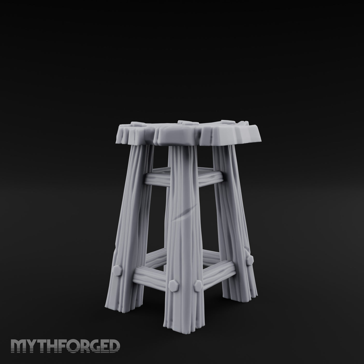 Clutter-Topped Hex-Bolted Tavern Stool gallery 8