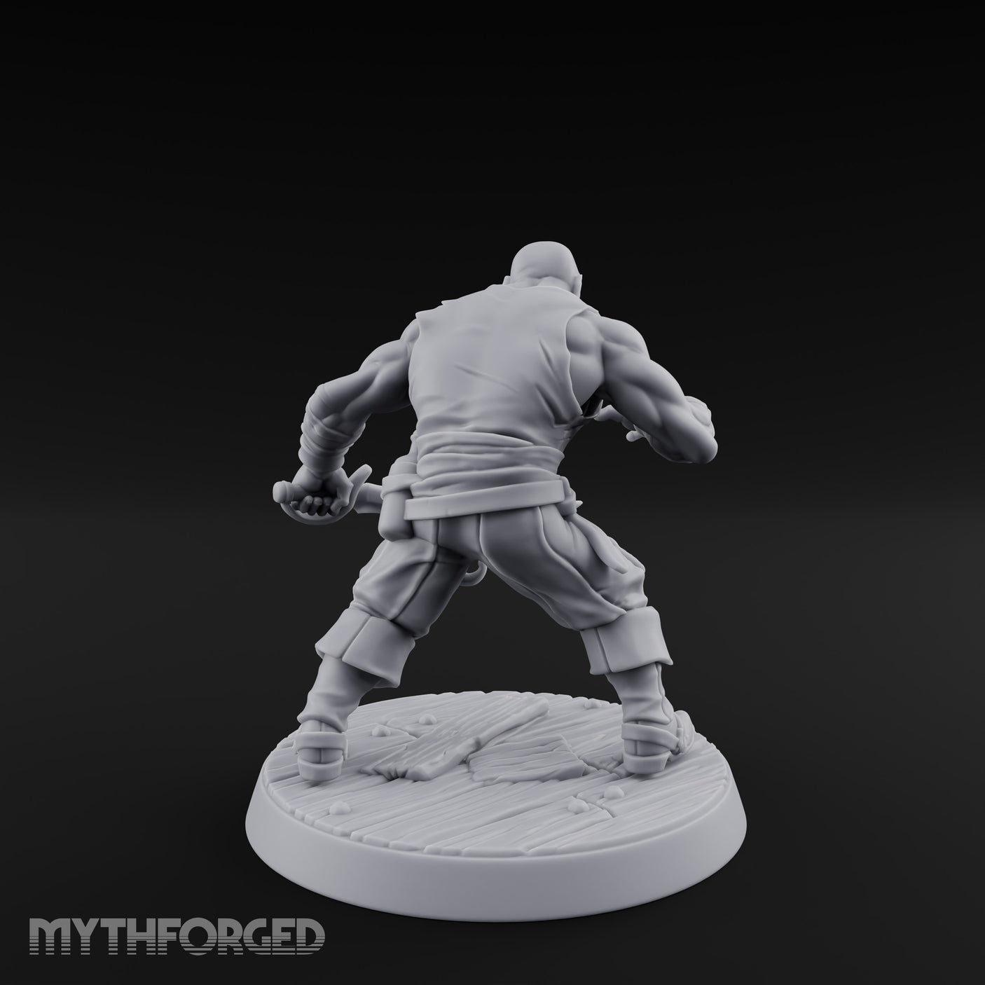 Closing In Human Pirate Miniature for Dungeons and Dragons, Pathfinder or other TTRPGs