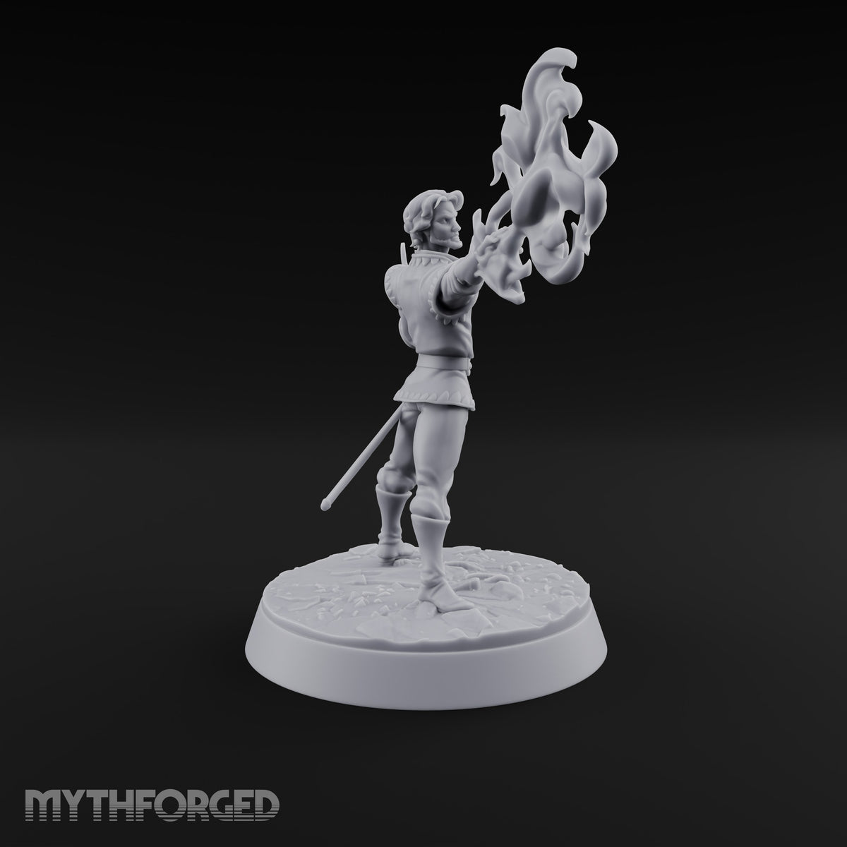 The Spell Outgrew His Hand Human Fire Sorcerer