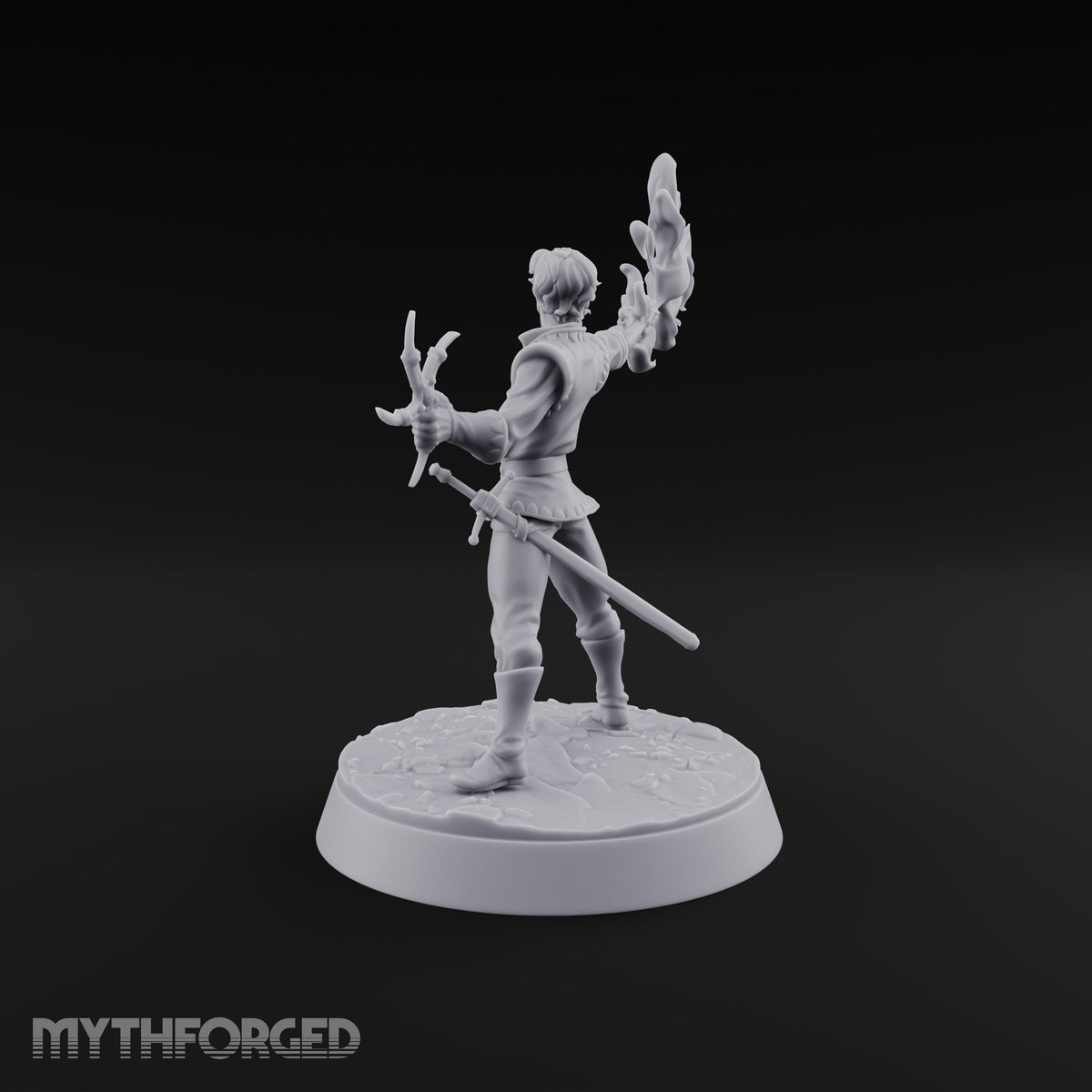 The Spell Outgrew His Hand Human Fire Sorcerer